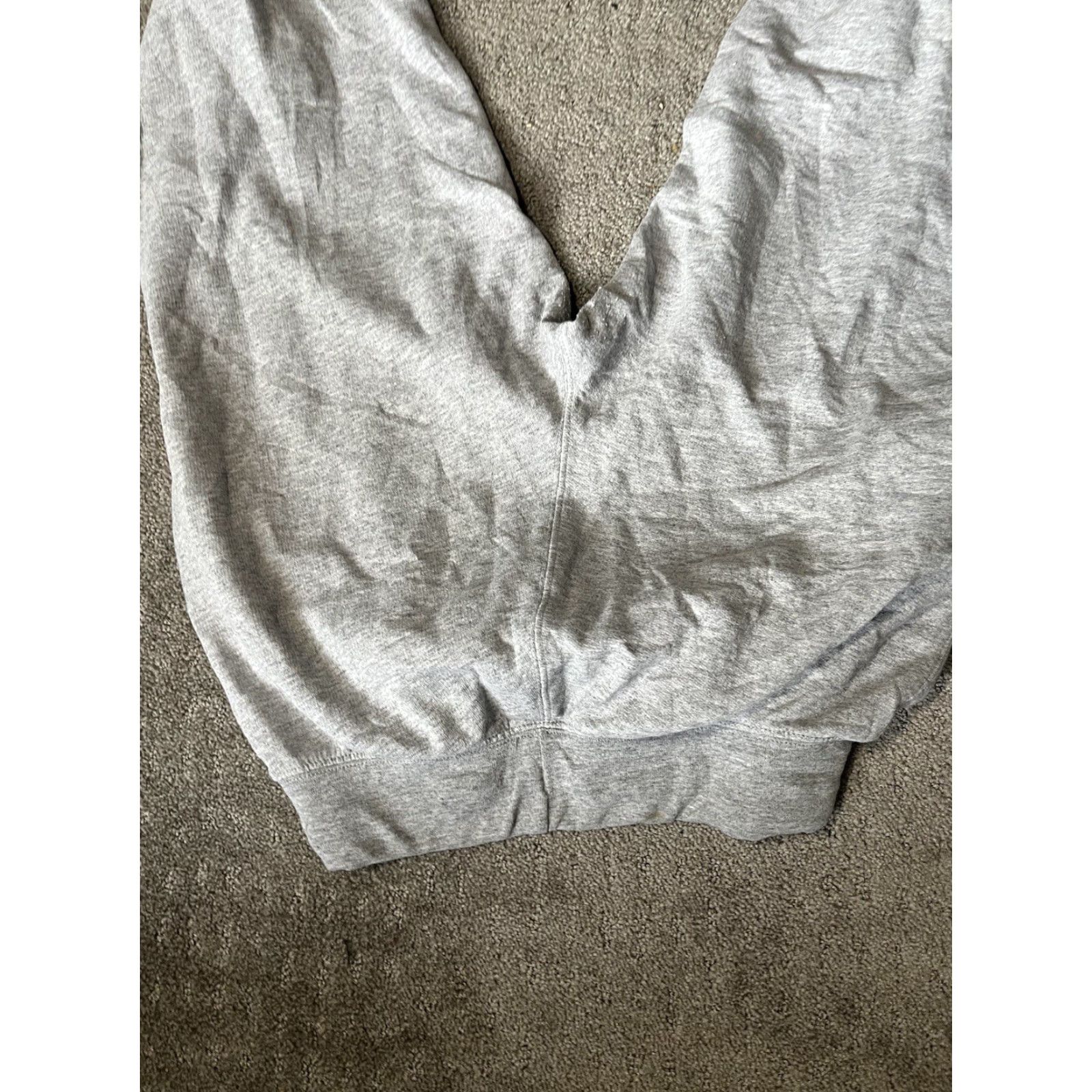 Champion Champion Sweatpants Mens S Gray Athleticwear Active Drawstring Pockets Regular Fit Cotton Blended Fabric Easy Care Elastic Waist Sports Pants Men Size US 29 - 4 Thumbnail