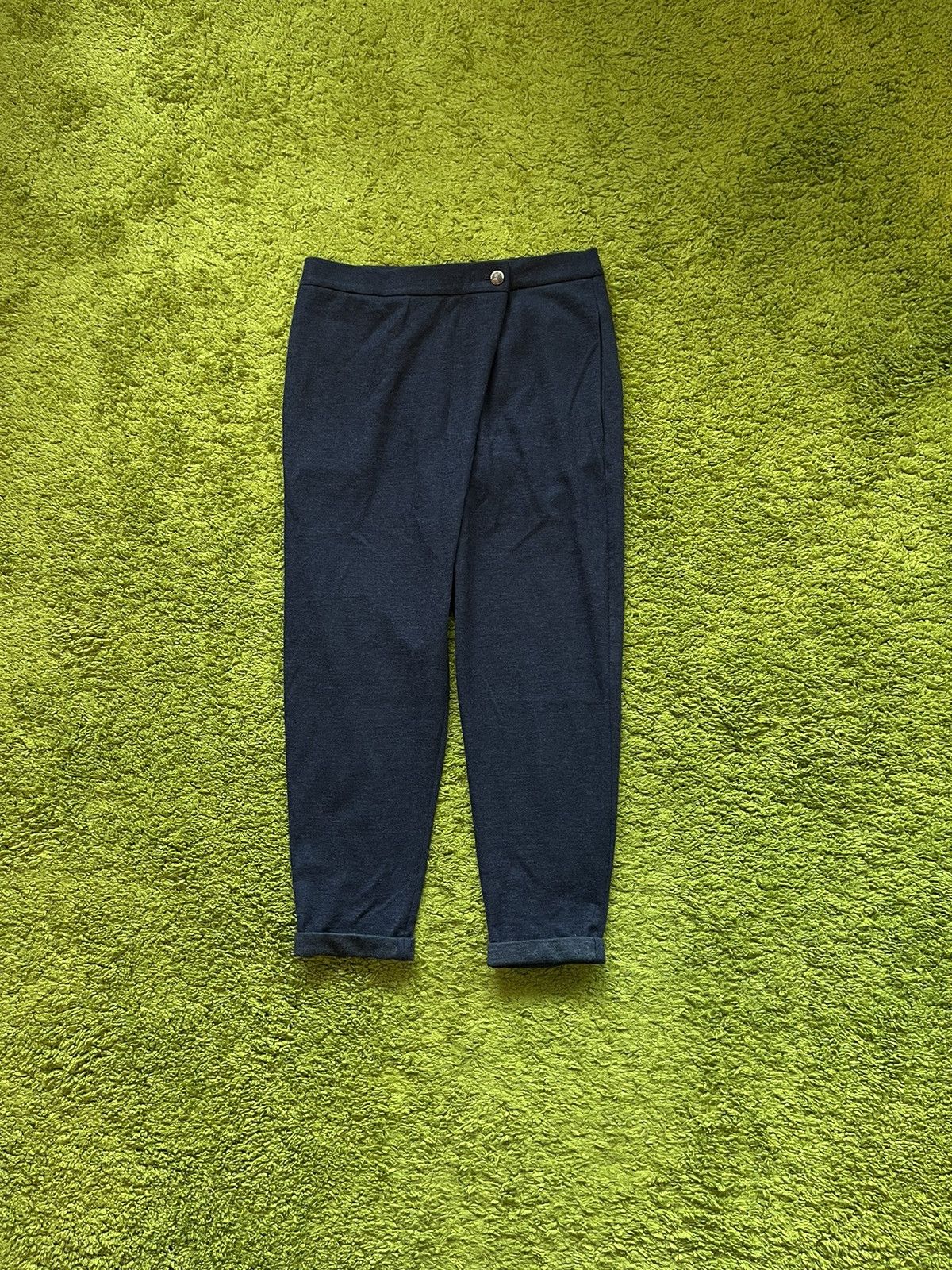 Brunello Cucinelli × Designer Brunello Cucinelli 100% cashmere assymetric joggers pants Size 25" / US 0 / IT 36 - 1 Thumbnail