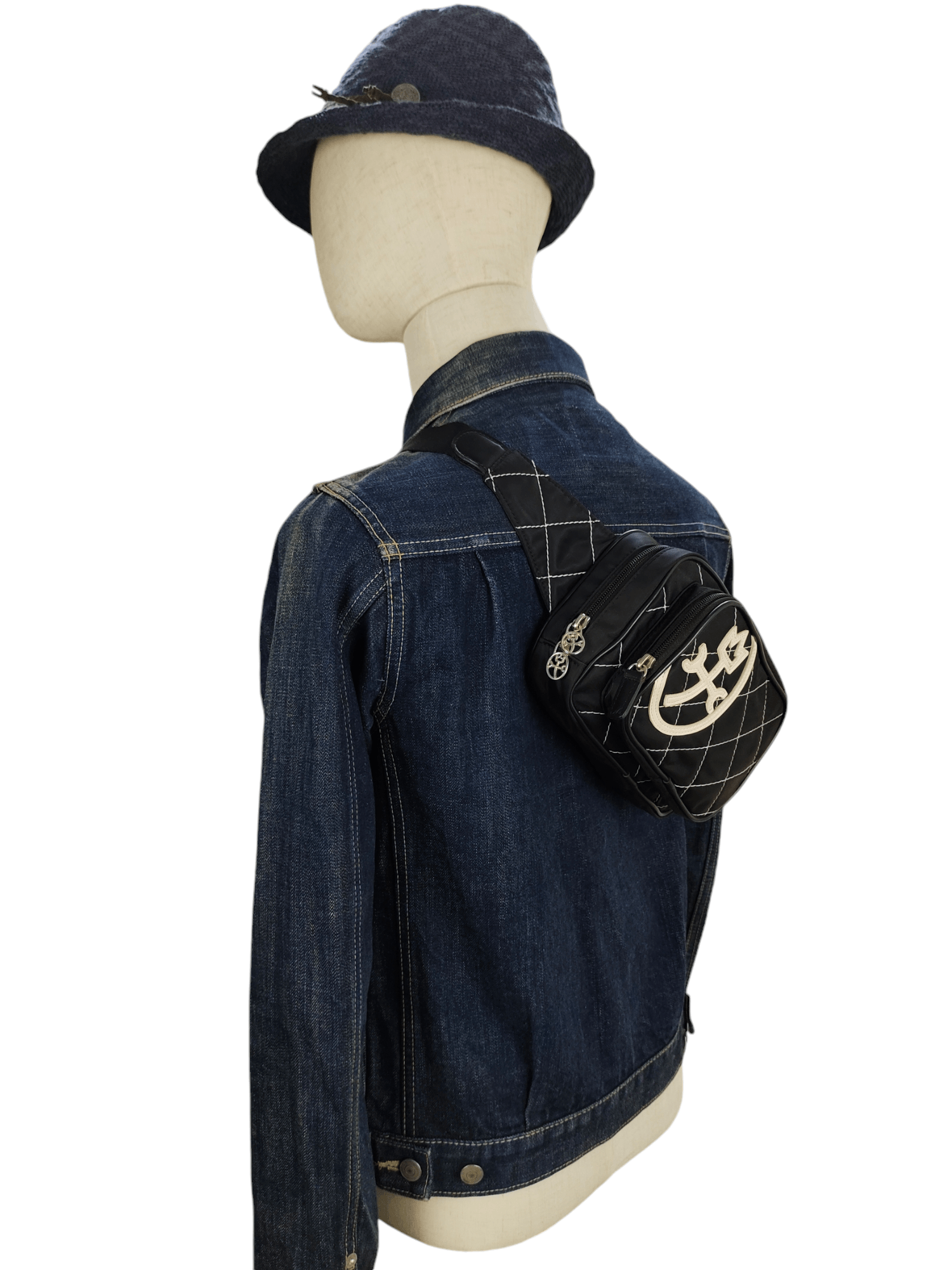 Jean Charles De Castelbajac Vintage Jean Charles De Castelbajac Quilted Crossbody Bag Size ONE SIZE - 6 Thumbnail