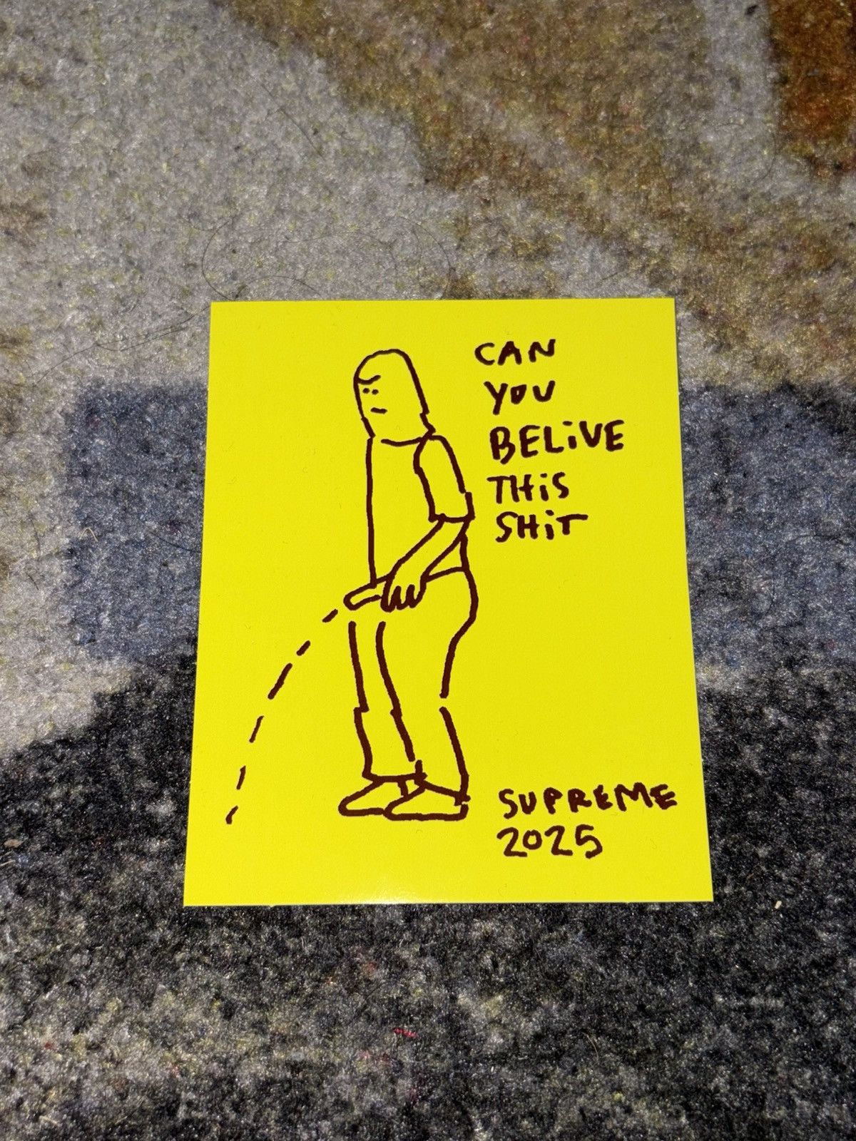 Supreme Supreme Piss Sticker Size ONE SIZE - 1 Preview