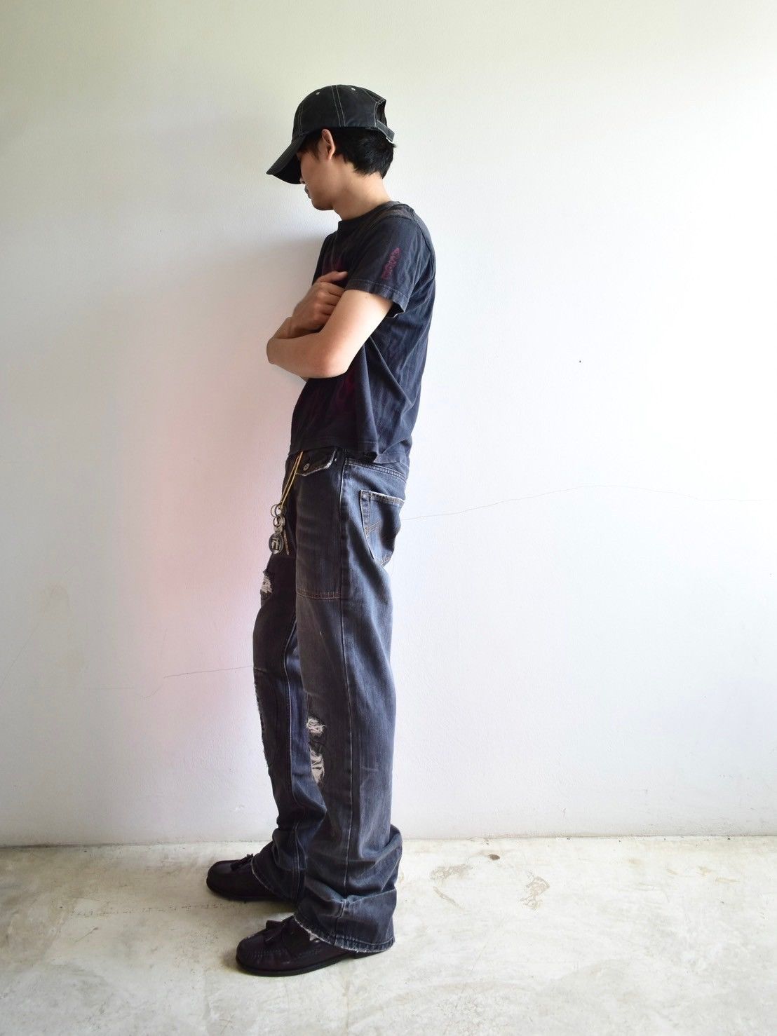 Japanese Brand Vintage Freebeat Diag Flared Pants Size US 33 - 5 Thumbnail