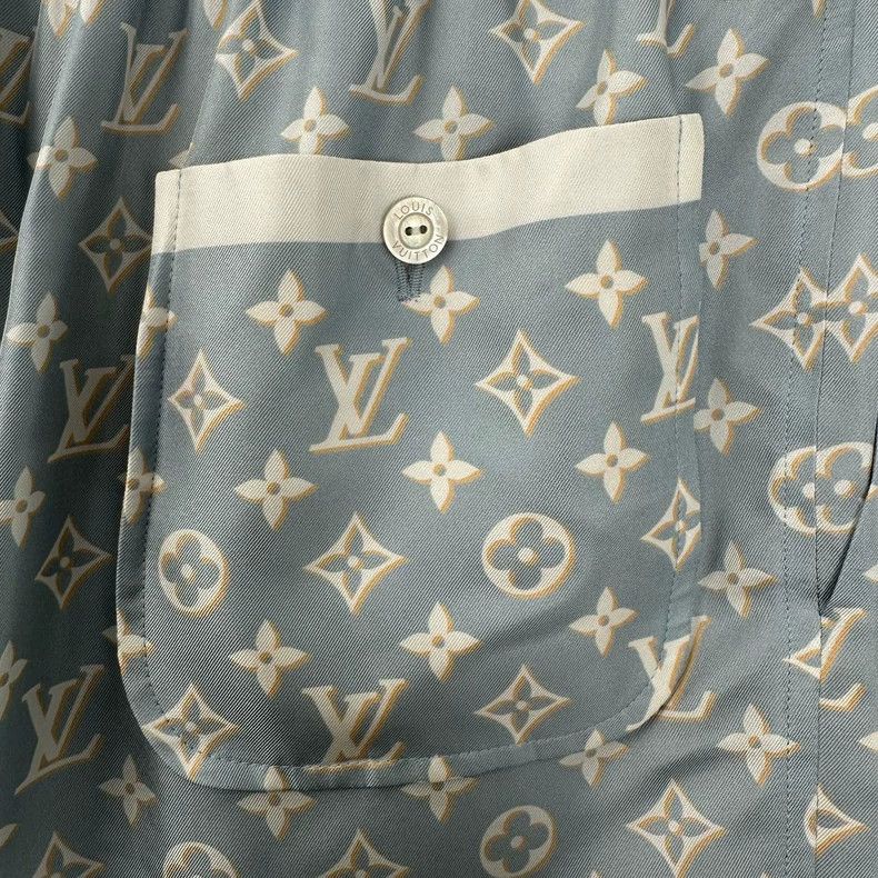 Louis Vuitton Louis Vuitton Blue presbyopic full-print shorts 2502-Nextar Size US 34 / EU 50 - 4 Thumbnail