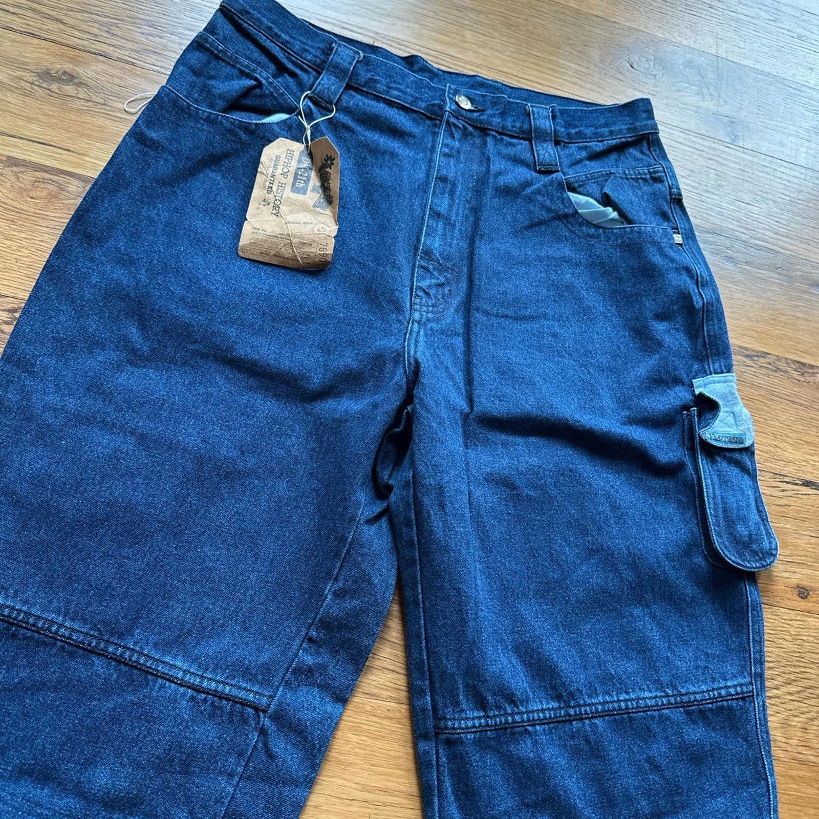 Other Brand New Y2K Men’s Hip Hop History Baggy Cargo Jorts Size US 34 / EU 50 - 3 Thumbnail