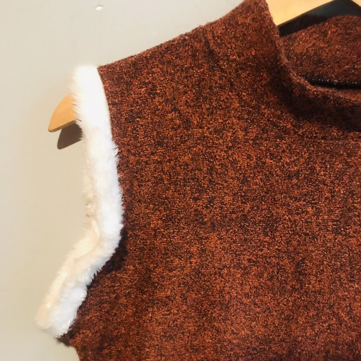 Japanese Brand × Vintage Japanese U-Mock Neck Tank-Top Size M / US 6-8 / IT 42-44 - 5 Thumbnail