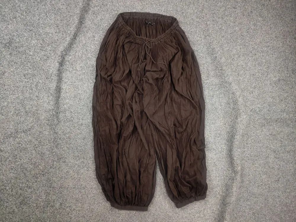 Gudrun Sjoden Gudrun Sjödén Design Wide Baggy light dark brown pants Size 29" - 1 Thumbnail