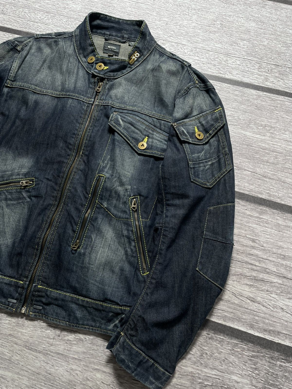 G-Star G-Star Raw Avant Garde Cropped Denim Jacket Size US L / EU 52-54 / 3 - 6 Thumbnail