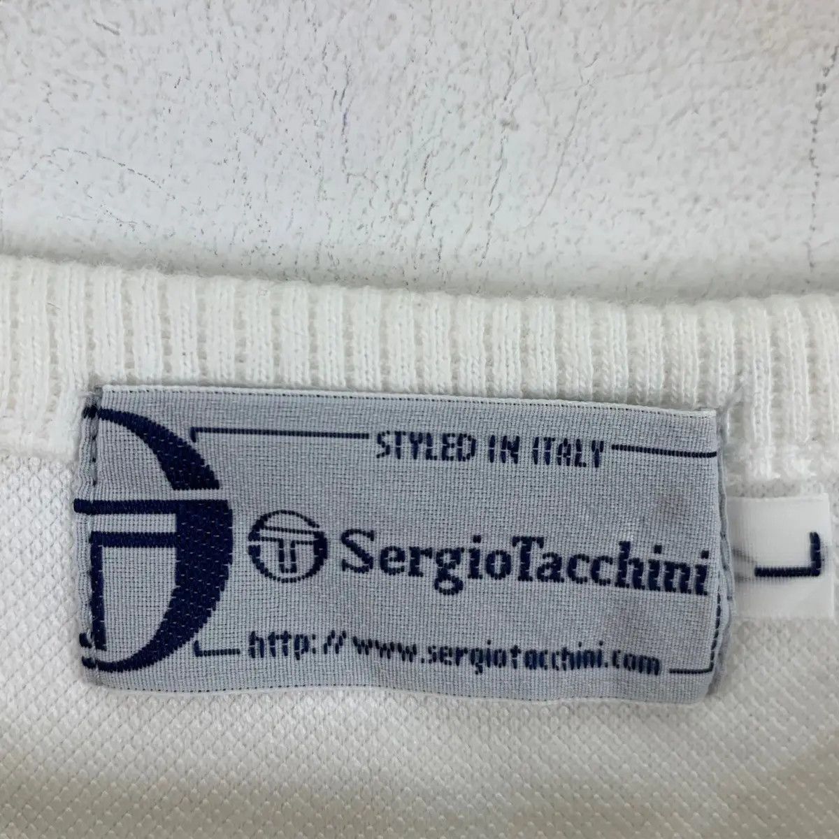 Sergio Tacchini Vintage 90’ SERGIO TACCHINI ITALY Striped Tennis Size L / US 10 / IT 46 - 9 Thumbnail