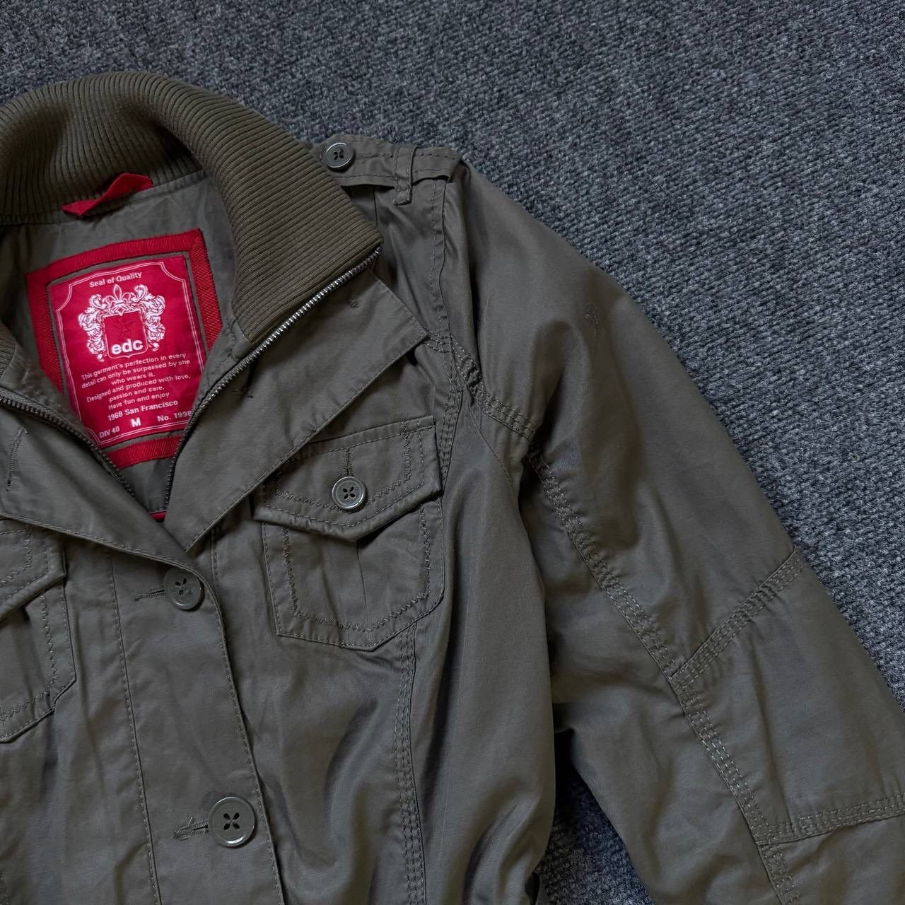 20471120 VTG Women’s EDS Trench Light Jacket Size M Y2K 00s USA Grung Size M / US 6-8 / IT 42-44 - 13 Thumbnail