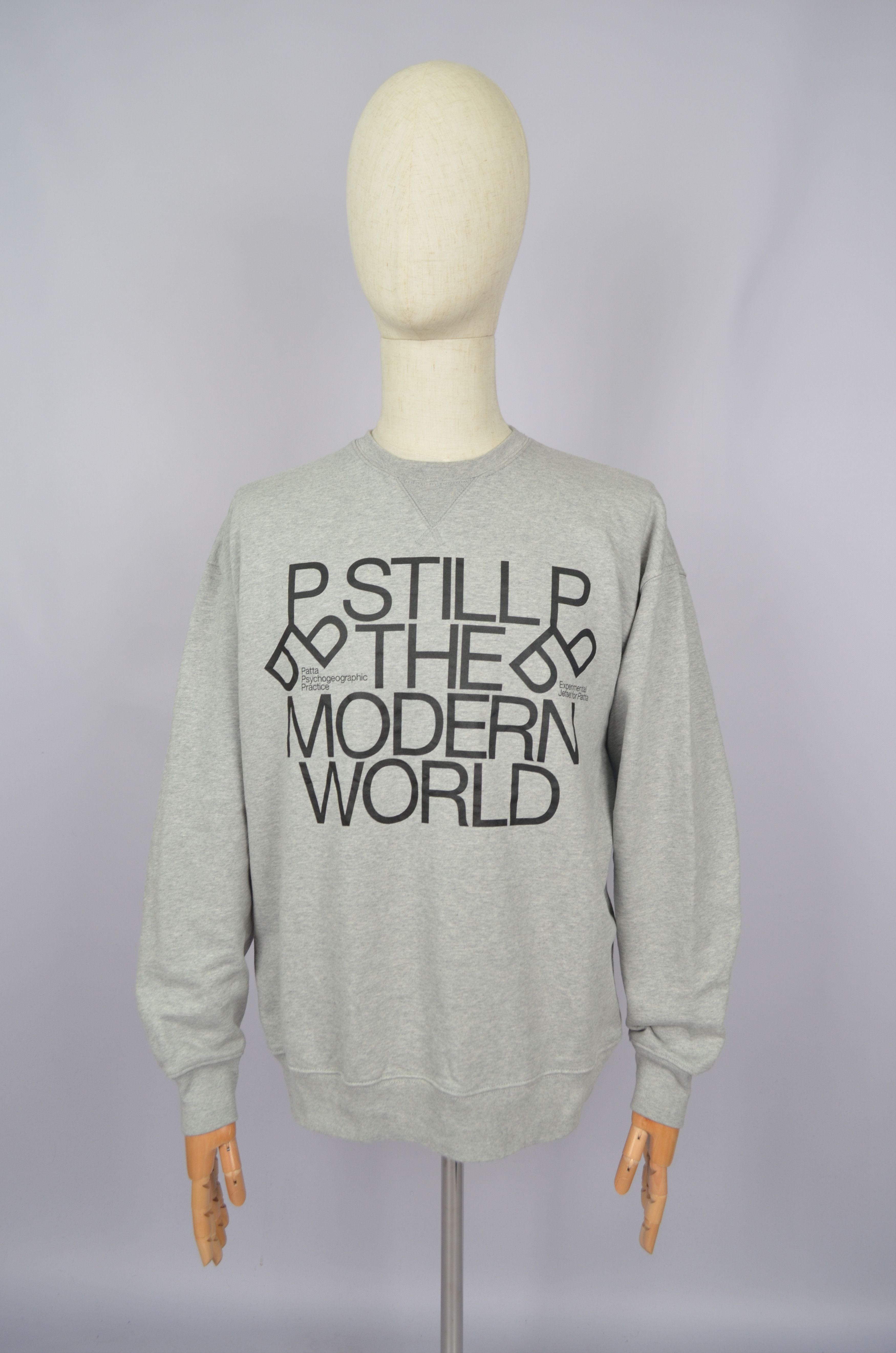 Designer × Patta Patta x Experimental Jetset Crewneck Sweatshirt Grey Size M Size US M / EU 48-50 / 2 - 11 Thumbnail