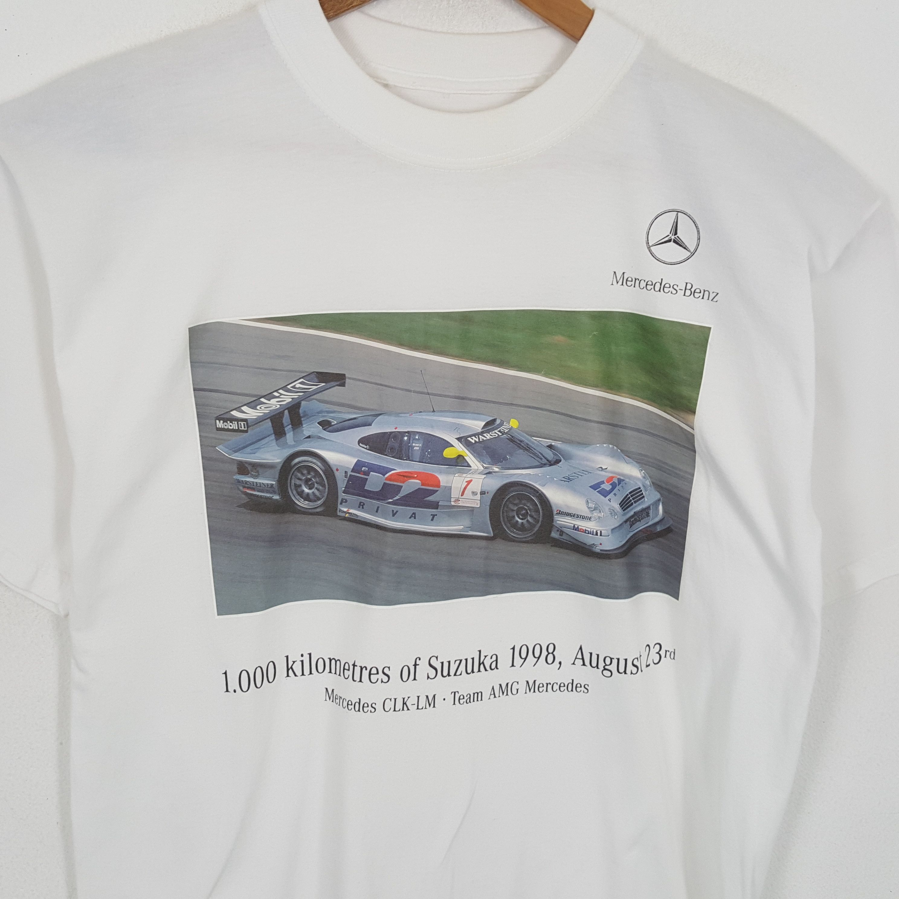 Mercedes-Benz × Vintage Vintage MERCEDES BENZ Germany Racing Team T-Shirts Size US M / EU 48-50 / 2 - 2 Thumbnail