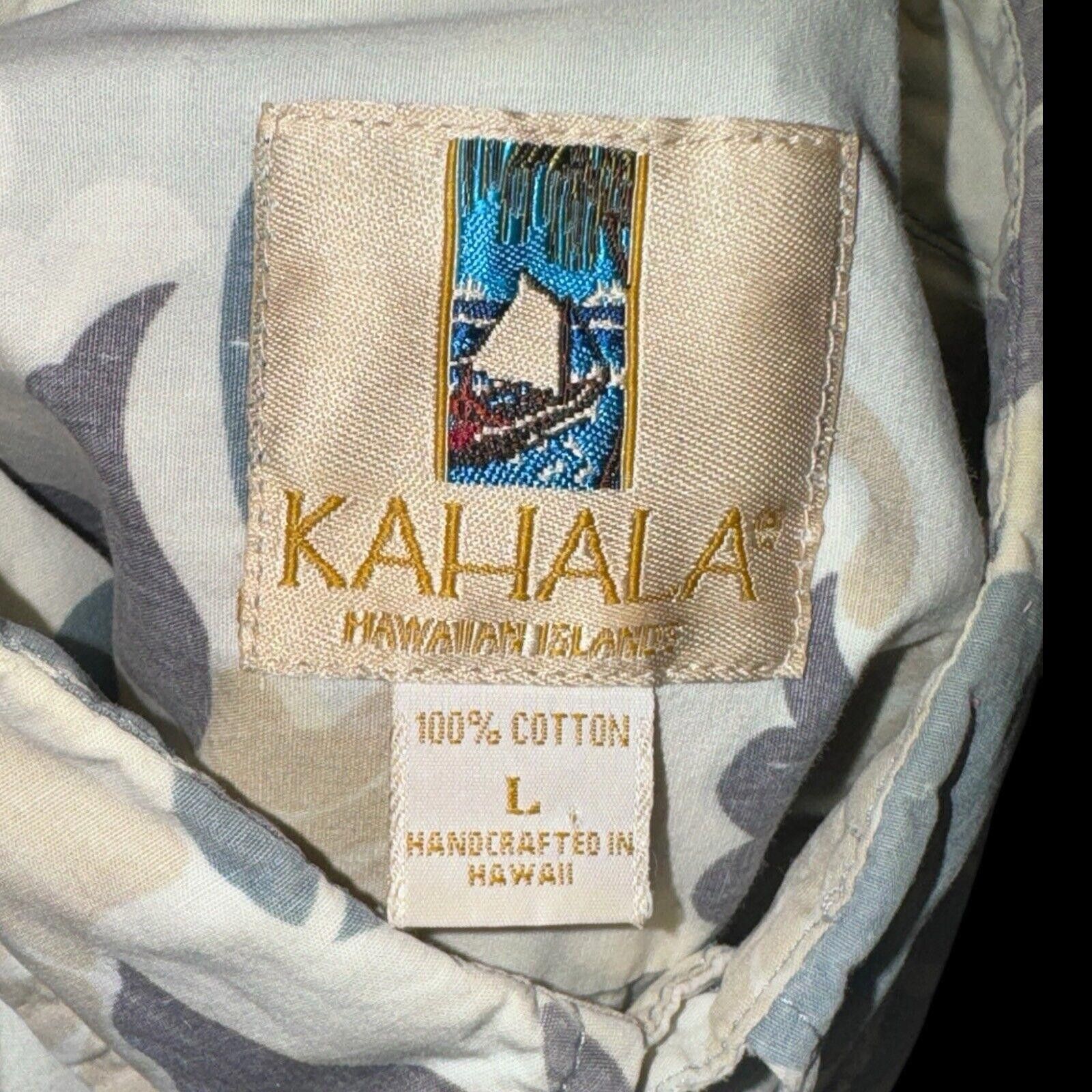 Duke Kahanamoku Vintage Kahala Cotton 1/2 Button Hawaiian Print Shirt Sz L Size US L / EU 52-54 / 3 - 4 Thumbnail