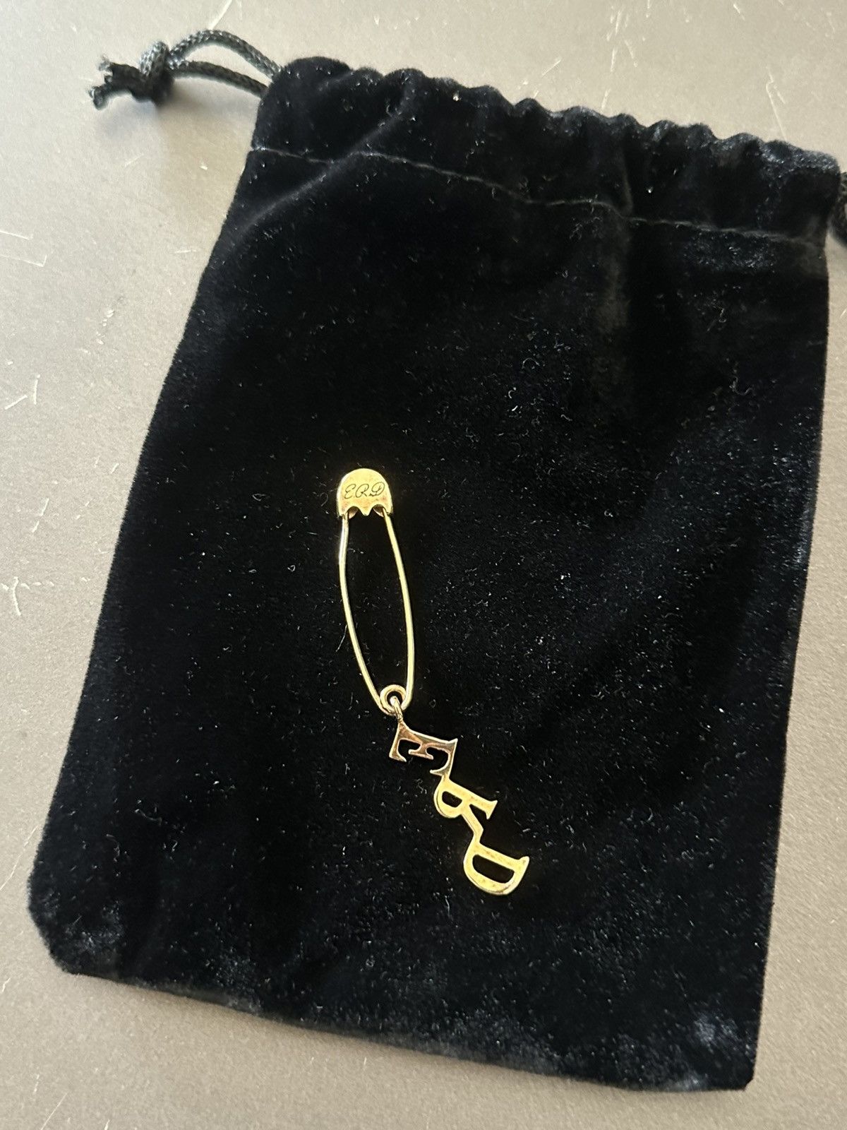 Enfants Riches Deprimes ERD Safety Pin Logo Earring Size ONE SIZE - 2 Thumbnail