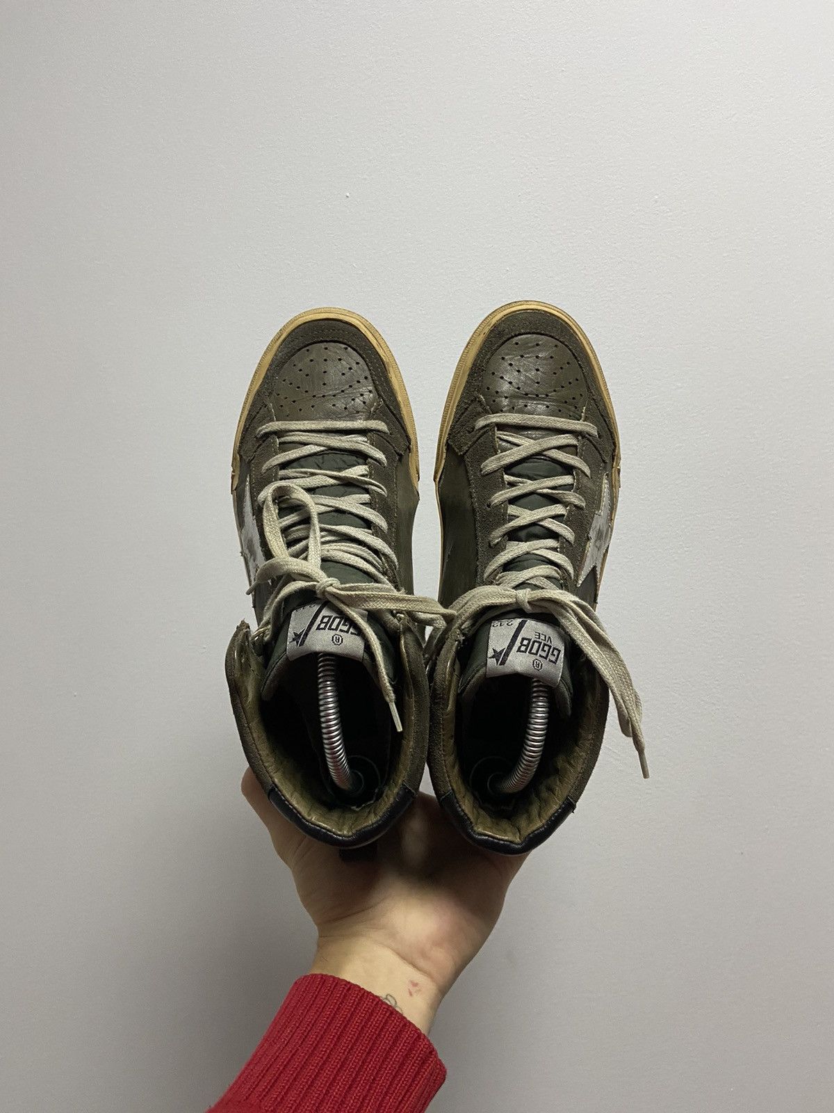 Golden Goose × Vintage Golden Goose 2.12 hi top Sneakers vintage Skate Star Size US 7.5 / EU 40-41 - 5 Thumbnail