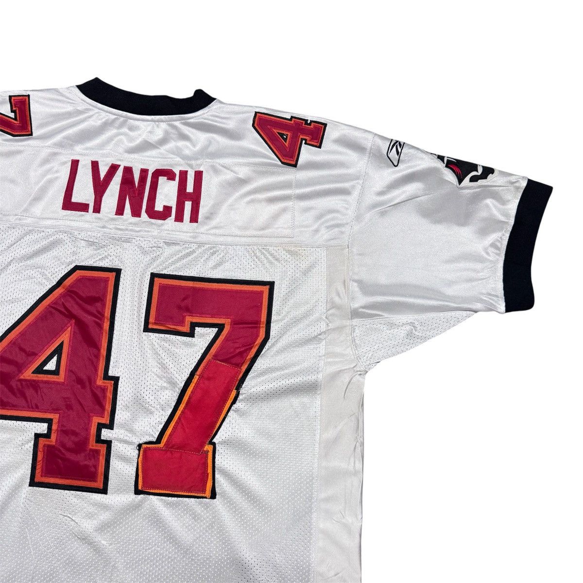 NFL John Lynch Reebok Tampa Bay Buccaneers Jersey 2002 On Field Size US XXL / EU 58 / 5 - 9 Thumbnail