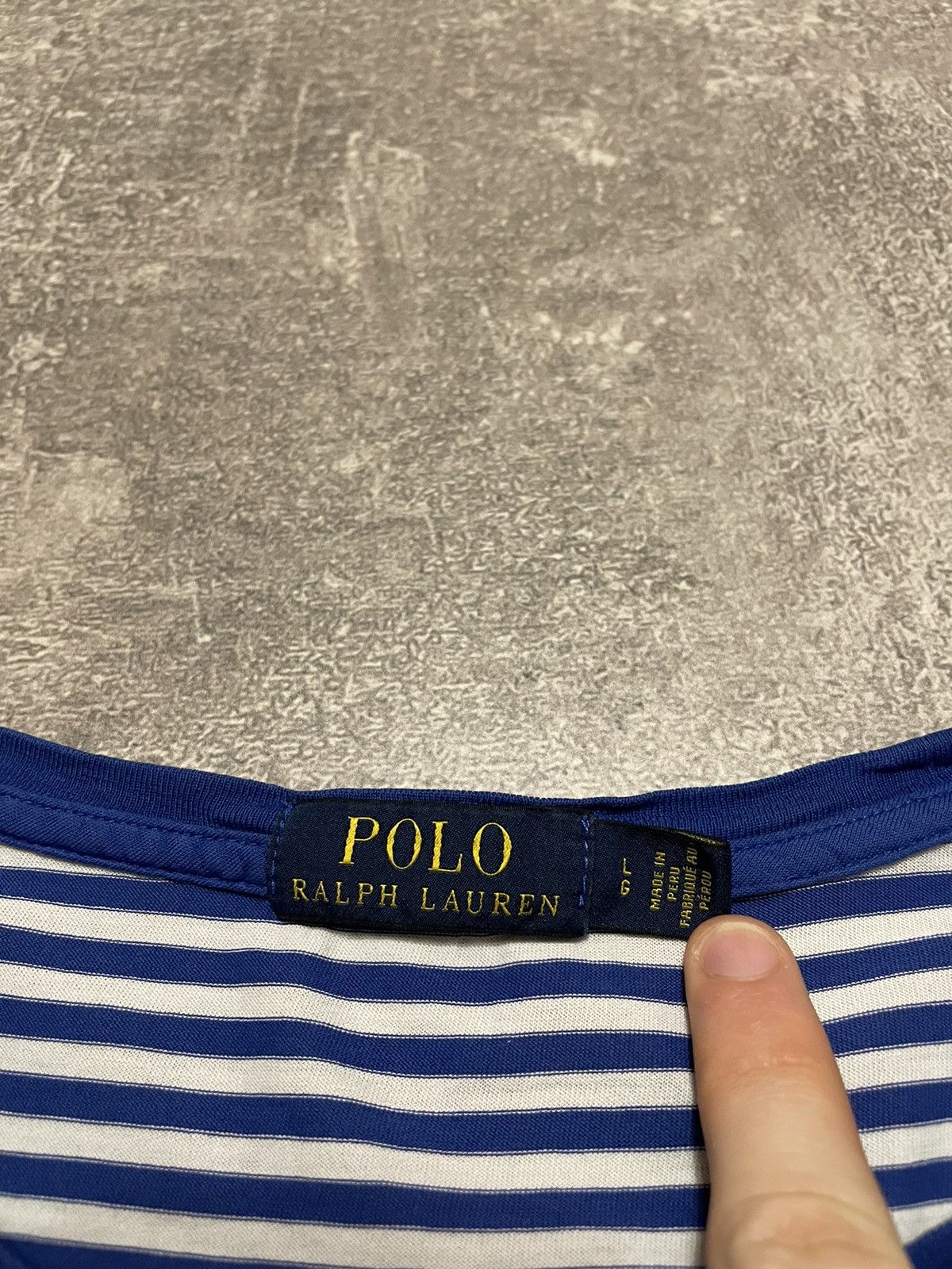 Polo Ralph Lauren Vintage Polo Ralph Lauren Striped Long Sleeve T-Shirt Y2K Size US L / EU 52-54 / 3 - 13 Thumbnail