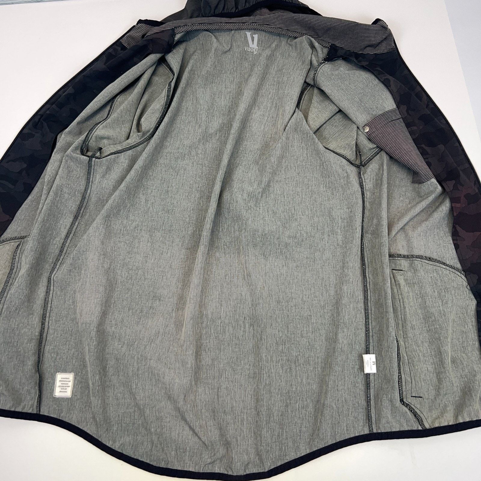 Vuori Vuori Outdoor Trainer Shell Hooded Jacket Black Camo Army M Size US M / EU 48-50 / 2 - 9 Thumbnail