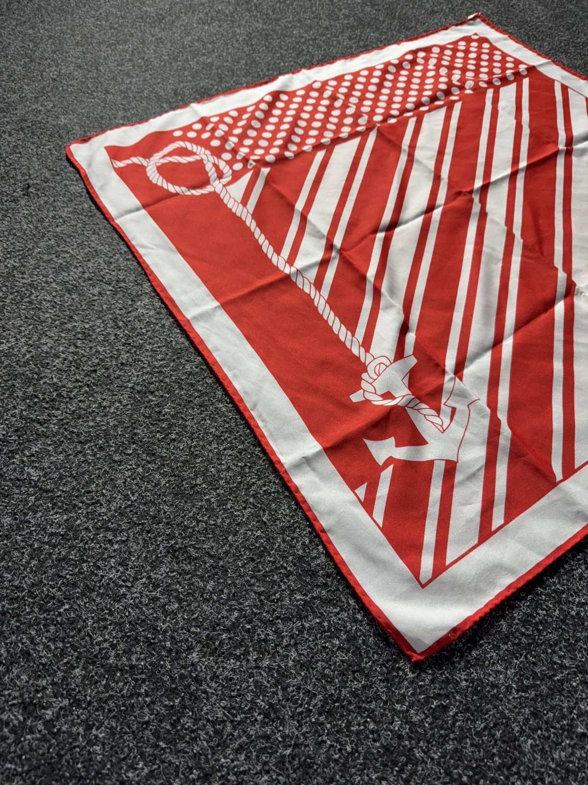Designer × Japanese Brand × Vintage Vintage 90s Marine Italy Scarf art rare Size ONE SIZE - 2 Thumbnail