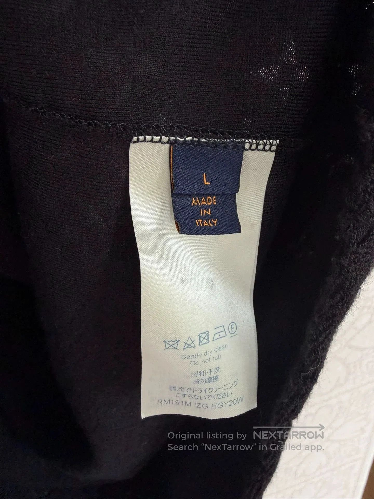 Louis Vuitton louis vuitton black printed short sleeve t. Size US L / EU 52-54 / 3 - 3 Thumbnail