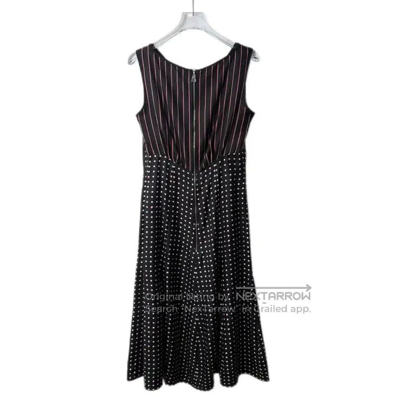 Louis Vuitton Louis Vuitton Black Cotton Blend Women's Dress . Size M / US 6-8 / IT 42-44 - 2 Thumbnail