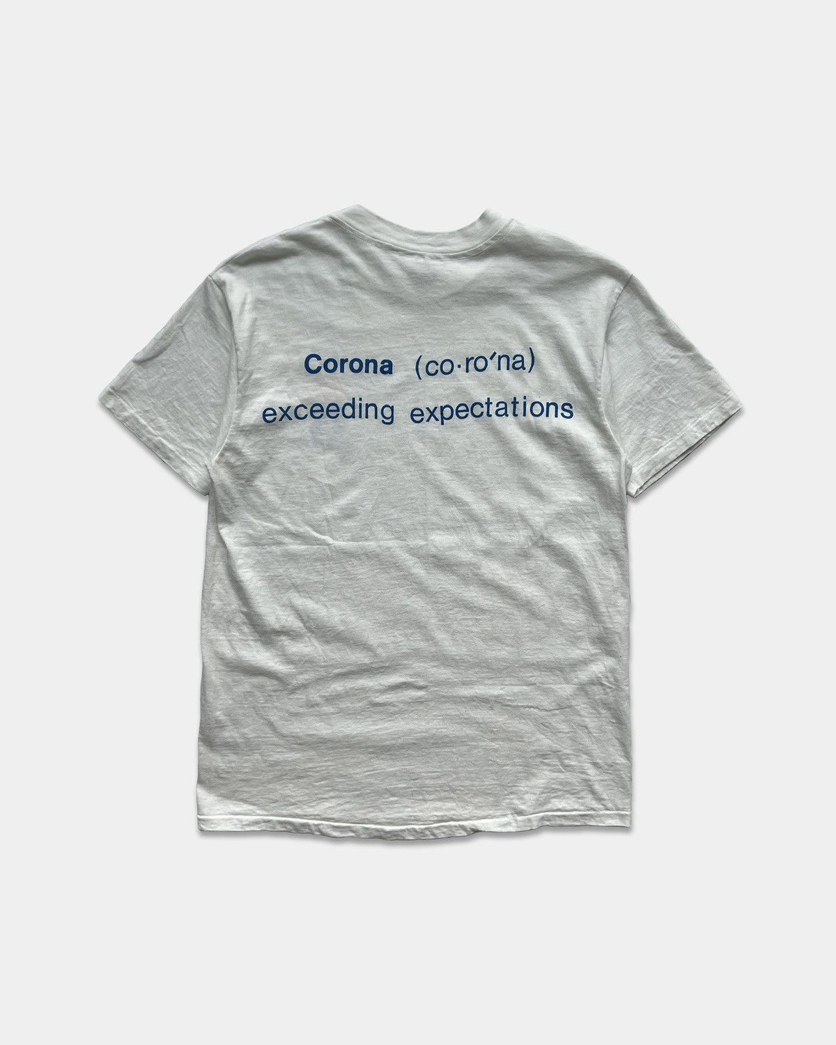 Vintage Vintage Corona Tee Single Stitch - 1990s Size US L / EU 52-54 / 3 - 3 Thumbnail