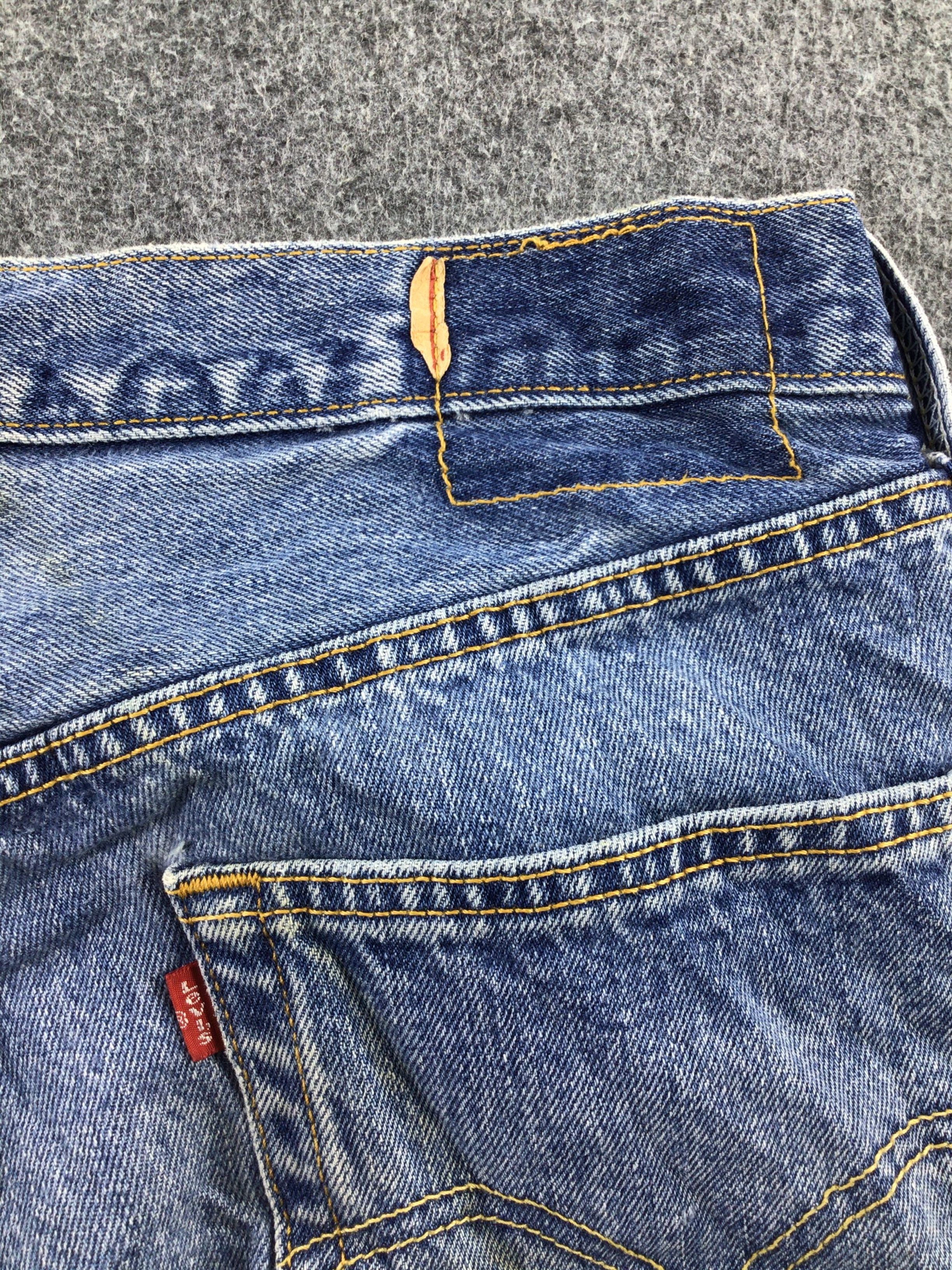 Levi's Vintage 90s Levis 501 Jeans Stone Wash Denim KJ166 Size US 34 / EU 50 - 5 Thumbnail