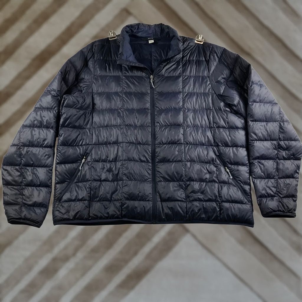 Vintage REI Co-op 650 Down Jacket Mens XXLarge Navy Blue Puffer Quilted Full Zip Coat Size US XXL / EU 58 / 5 - 1 Thumbnail