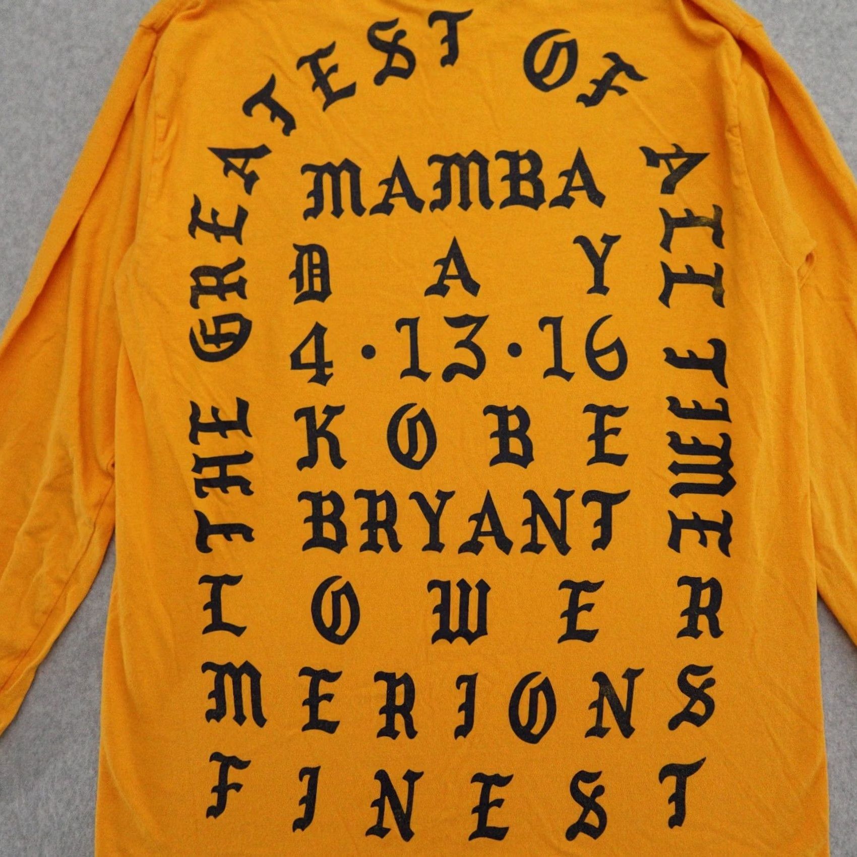 Gildan Kanye West I Feel Like Kobe Yeezy Mamba Tshirt Adult Medium Long Sleeve Size US M / EU 48-50 / 2 - 2 Thumbnail