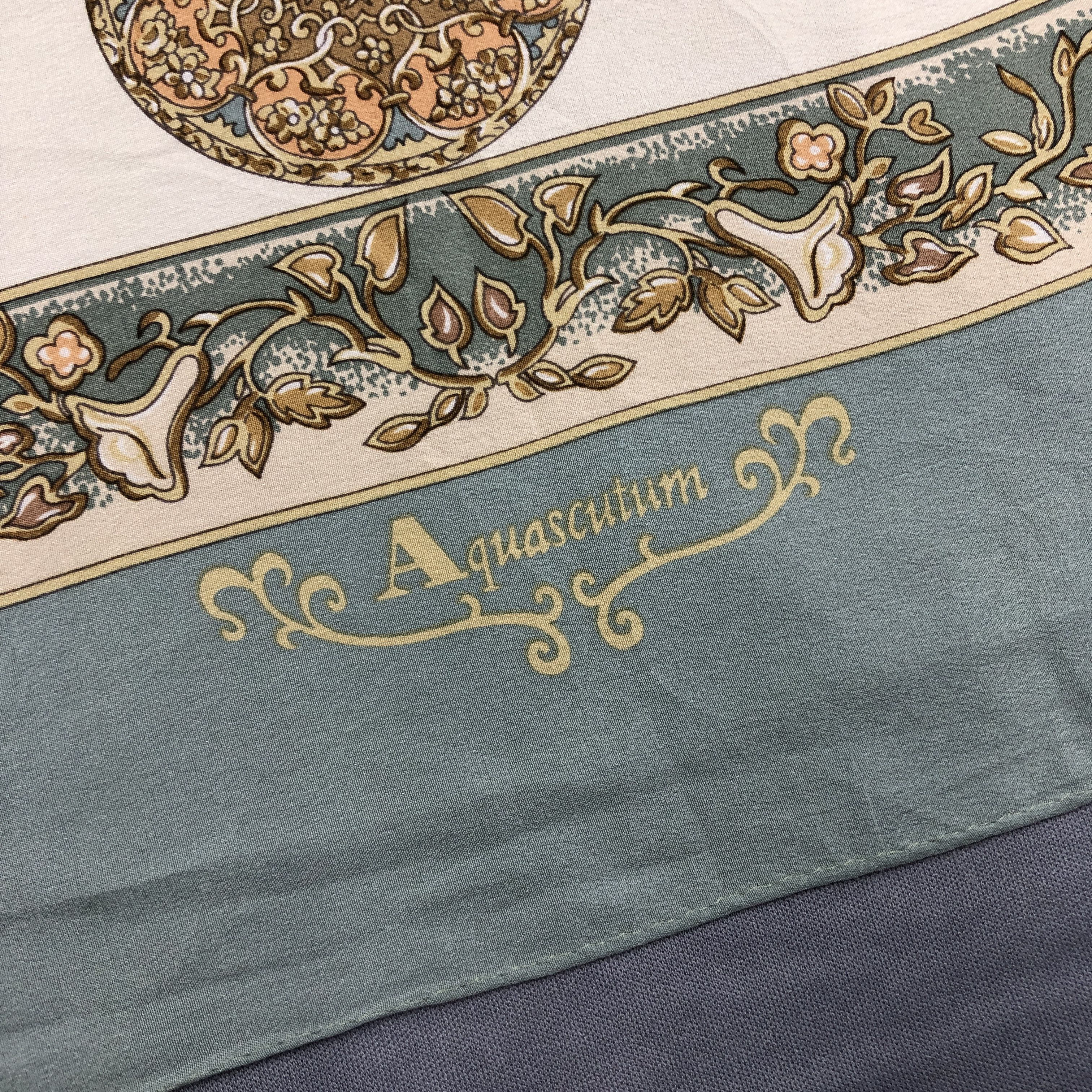 Aquascutum × Vintage Vintage Aquascutum SILK Scarf Twill Stole Wraps Scarves Size ONE SIZE - 20 Thumbnail