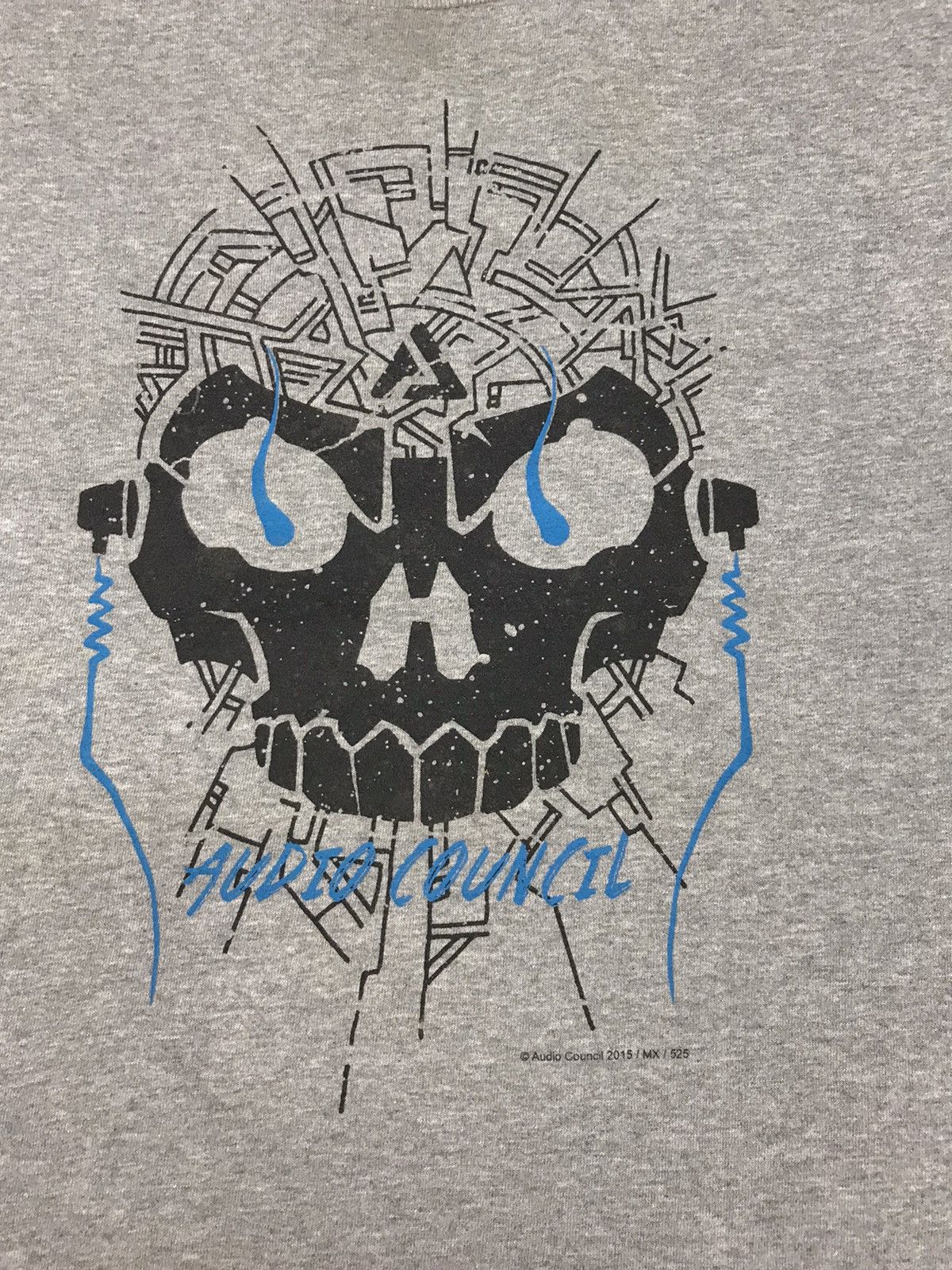 Japanese Brand Audio Council Graphic Skull Design Tee Size US L / EU 52-54 / 3 - 6 Thumbnail