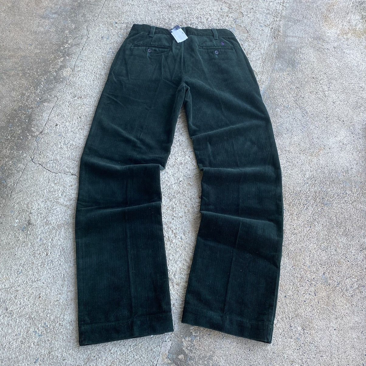Polo Ralph Lauren × Vintage Vintage Y2K Polo Ralph Lauren NWT Green Corduroy Pants Size US 28 / EU 44 - 1 Thumbnail