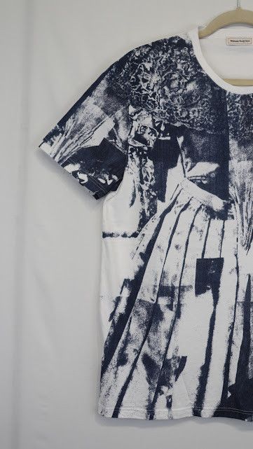 Alexander McQueen o1rshd1 ***Defective / T-Shirt in Blue & White Size US S / EU 44-46 / 1 - 3 Thumbnail