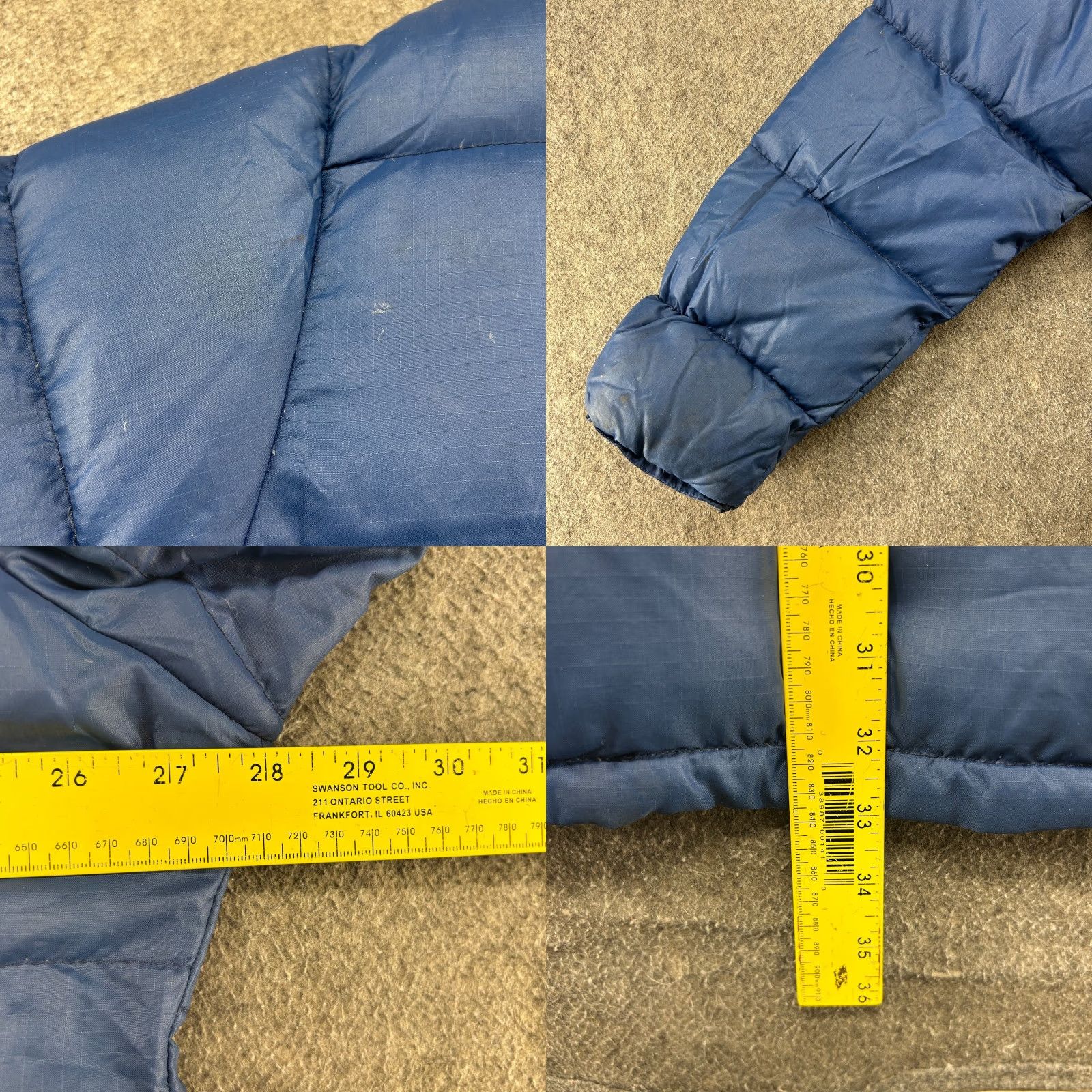 Vintage VINTAGE Jacket Men 2XL Blue Navy Puffer Quilted Parka Expedition Ripstop Nylon Softshell Full Zip Winter Casual Outdoor Size US XXL / EU 58 / 5 - 11 Thumbnail