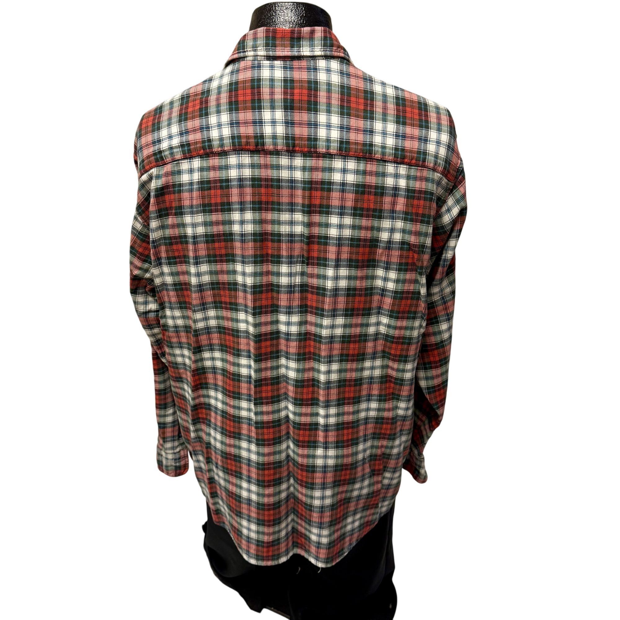 Ralph Lauren 90's Y2K Ralph Lauren Red Blue Shadow Plaid POLO Size US L / EU 52-54 / 3 - 3 Thumbnail