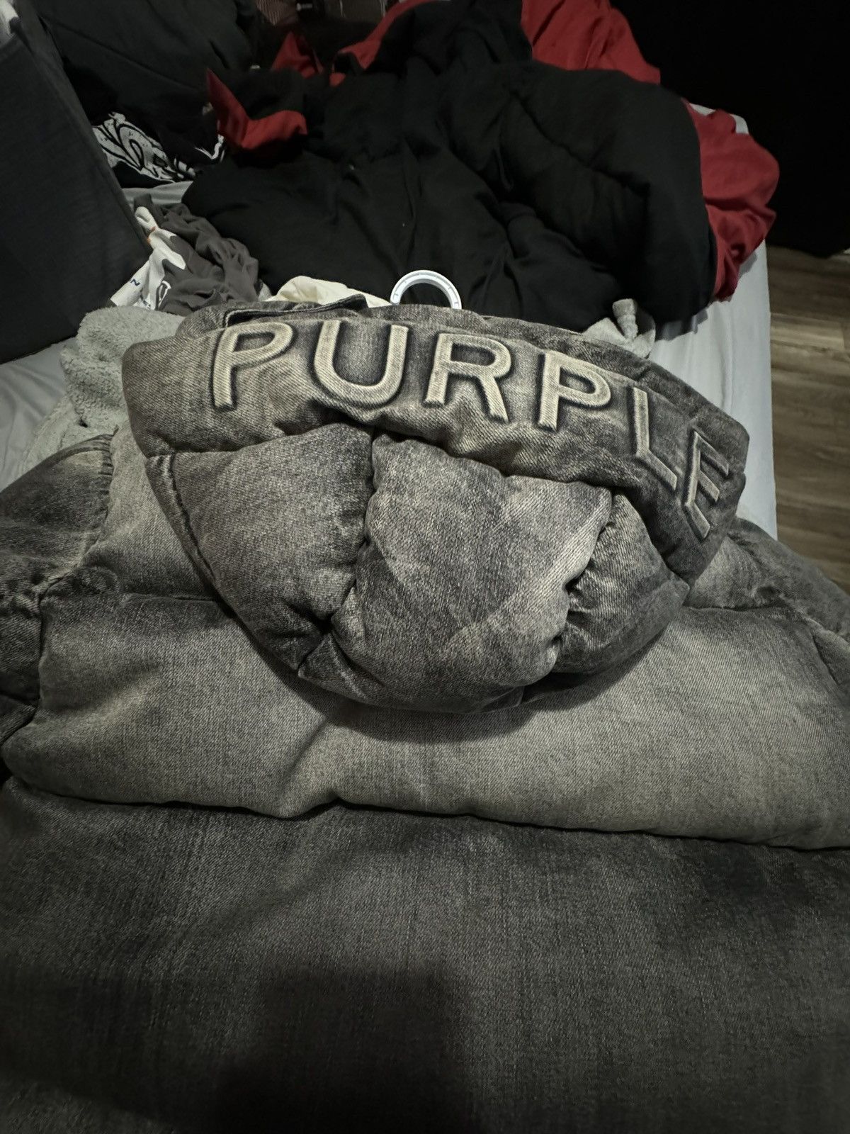 Purple Brand Purple Brand Demin Puffer Coat Size US M / EU 48-50 / 2 - 1 Thumbnail