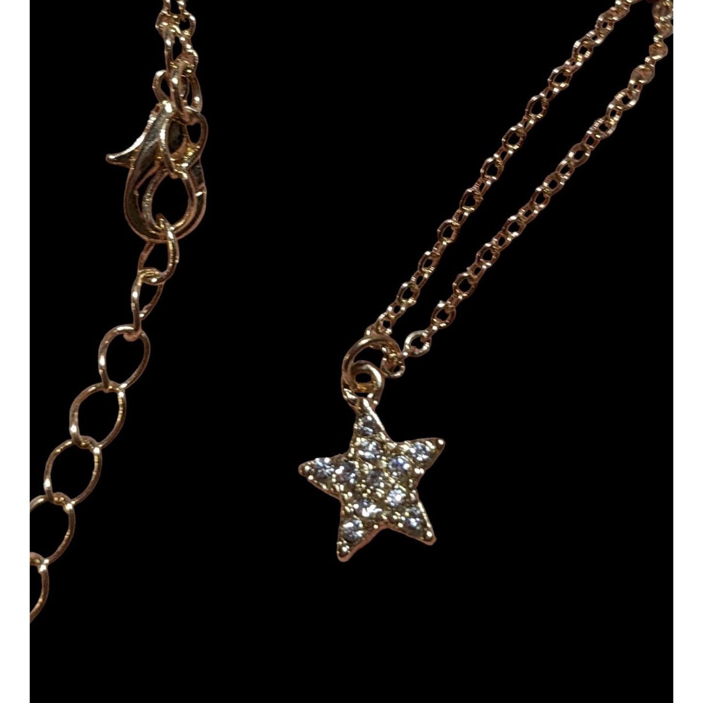 Other Minimalist Gold Rhinestone Star Necklace Size ONE SIZE - 2 Thumbnail
