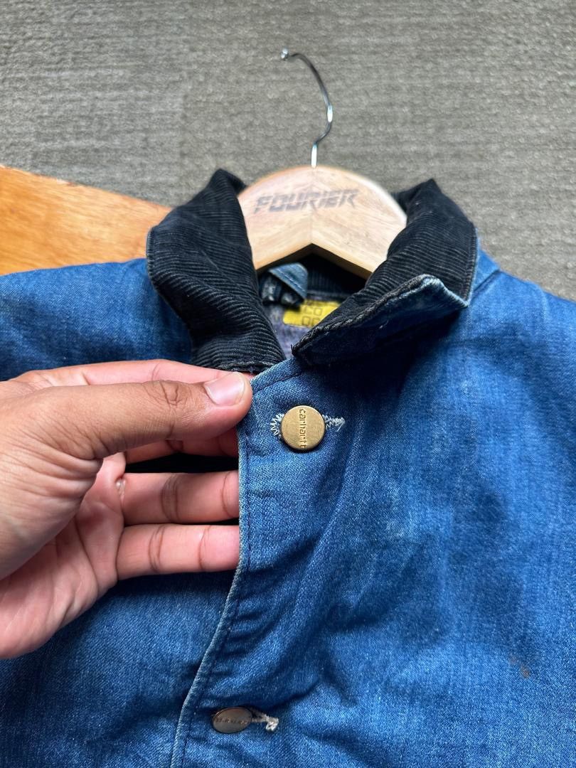 Carhartt VINTAGE CARHARTT DENIM CHORE JACKET Size US L / EU 52-54 / 3 - 5 Thumbnail