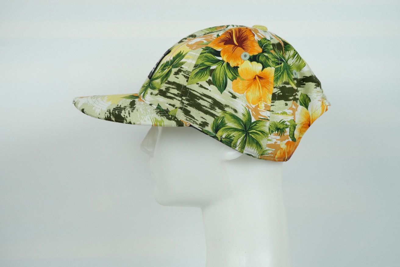 Japanese Brand Summer Cap Flowers Print Vintage Japanese Cap Size ONE SIZE - 4 Thumbnail