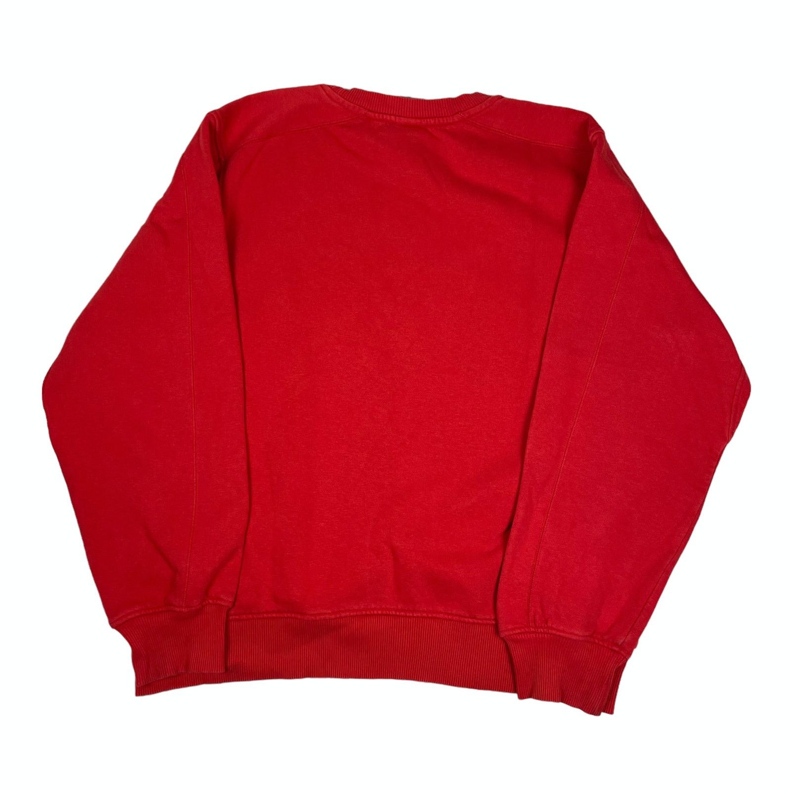 Nike × Vintage Nike Swoosh Men Red Pullover Fleece Sweatshirt Large Size US L / EU 52-54 / 3 - 10 Thumbnail