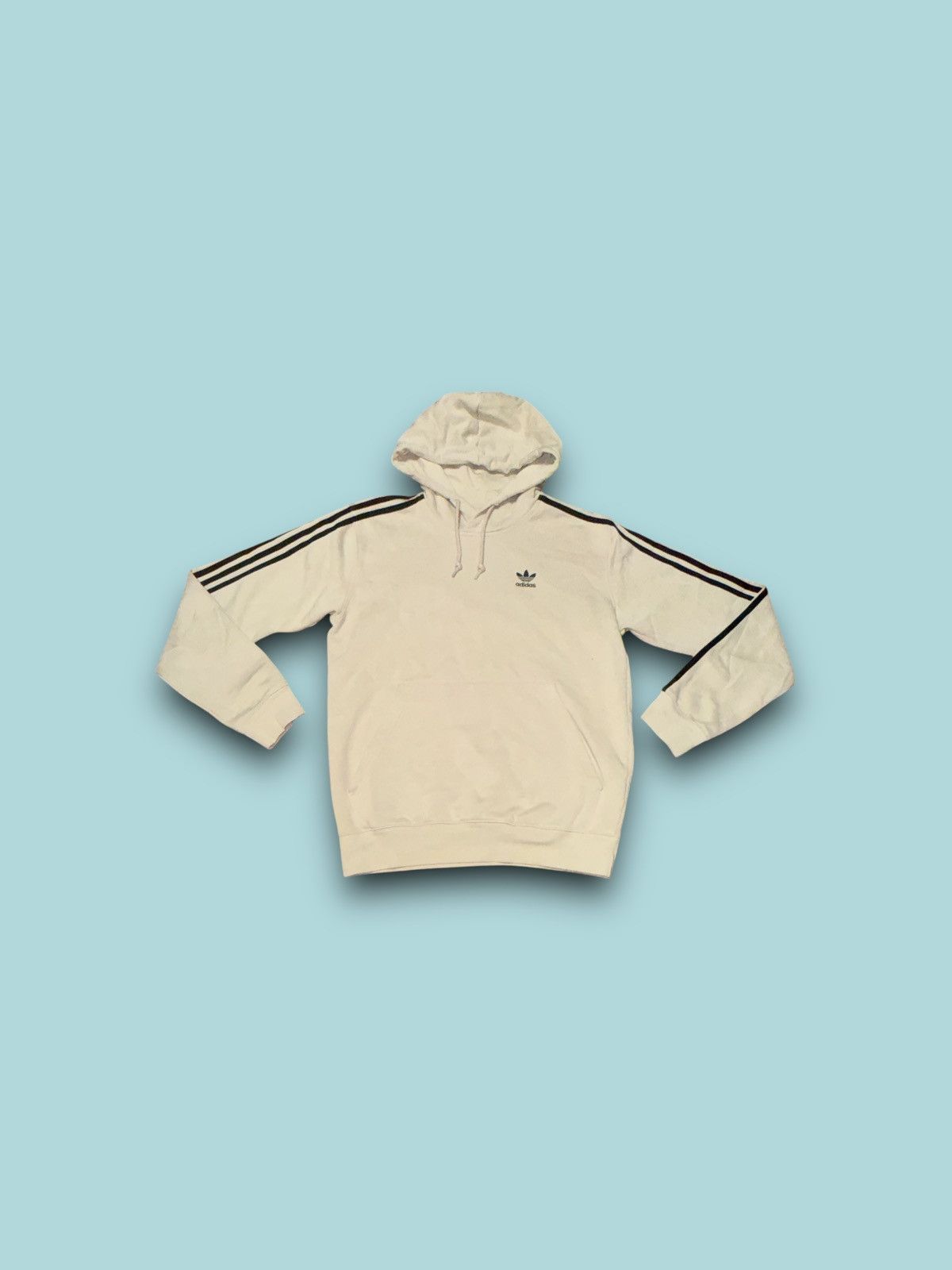 Adidas Adidas originals 3 stripe embroidered trefoil pullover beige Size US XS / EU 42 / 0 - 1 Thumbnail