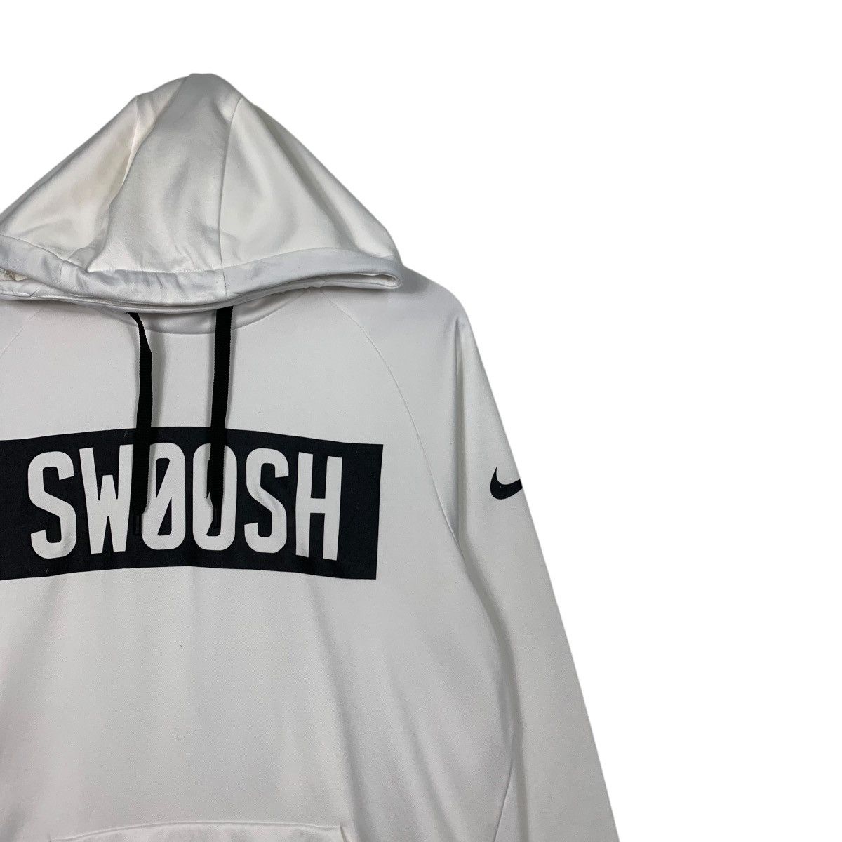 Nike NIKE SWOOSH Big Logo White Pullover Hoodies #2547-C115 Size US M / EU 48-50 / 2 - 4 Thumbnail