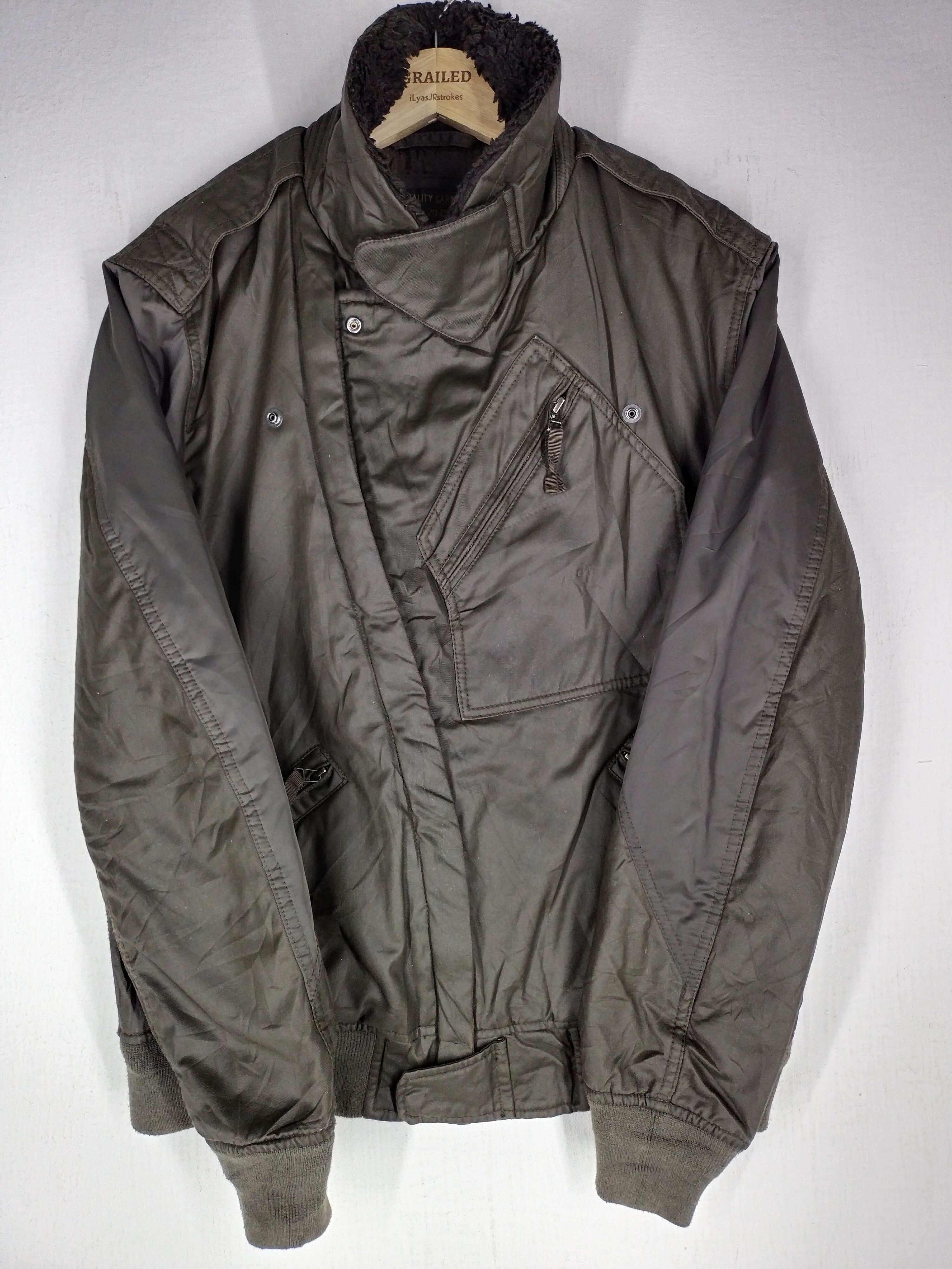 Japanese Brand Quality Garment Type 20-09 Uniqlo Bikers Jacket Men's Size US M / EU 48-50 / 2 - 2 Thumbnail