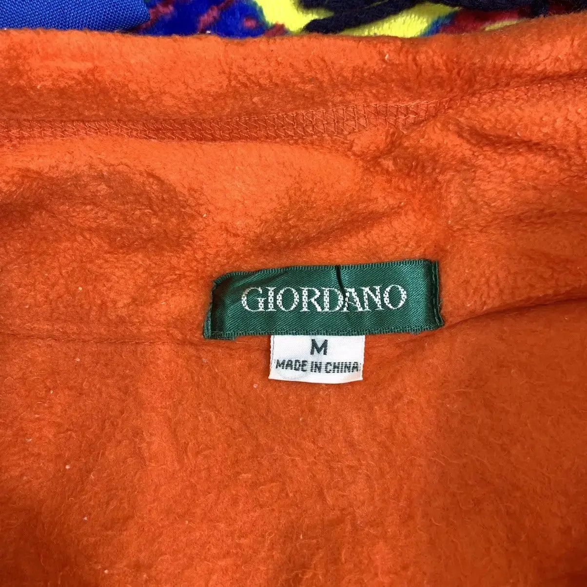Giordano GIORDANO Hemp Embroidered Logo Half Zipper Fleece Vest Size M / US 6-8 / IT 42-44 - 5 Thumbnail