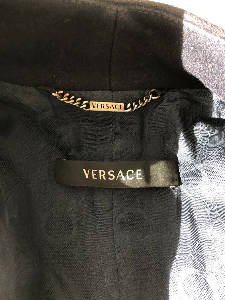 Versace Versace Pure wool wool coat trench coat coat Size M / US 6-8 / IT 42-44 - 5 Thumbnail