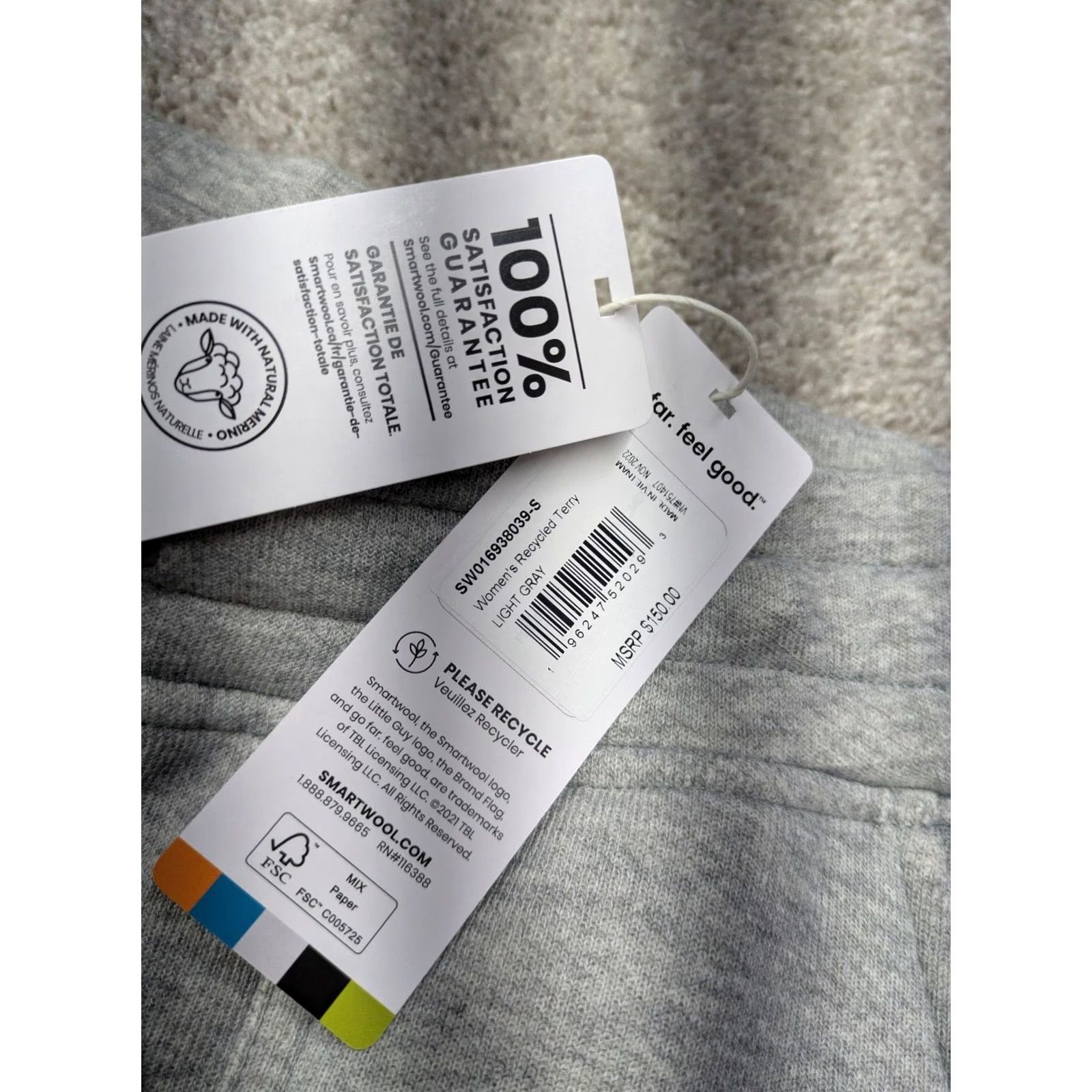 Smartwool VINTAGE SmartWool Sweatpants? Size 28" / US 6 / IT 42 - 3 Thumbnail