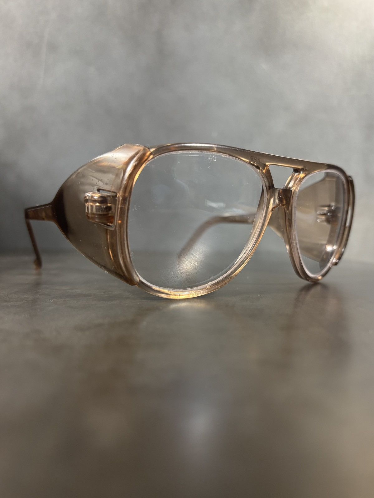 Vintage 1980s Safety Glasses 80s Vintage Sunglasses Protection Large Size ONE SIZE - 1 Thumbnail