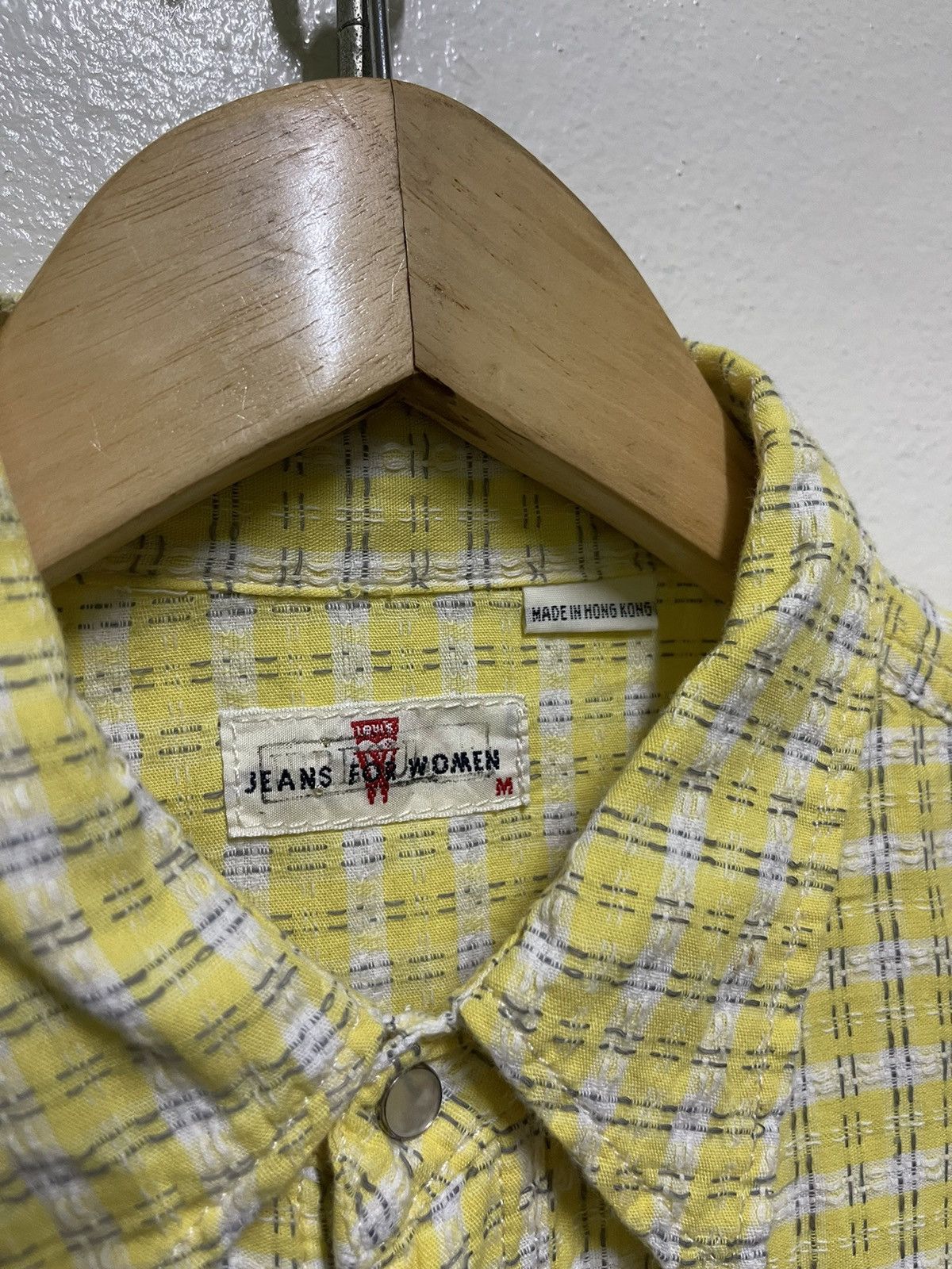 Levi's × Levi's Vintage Clothing Levis For Women Western Shirt Snap Button Size M / US 6-8 / IT 42-44 - 7 Thumbnail