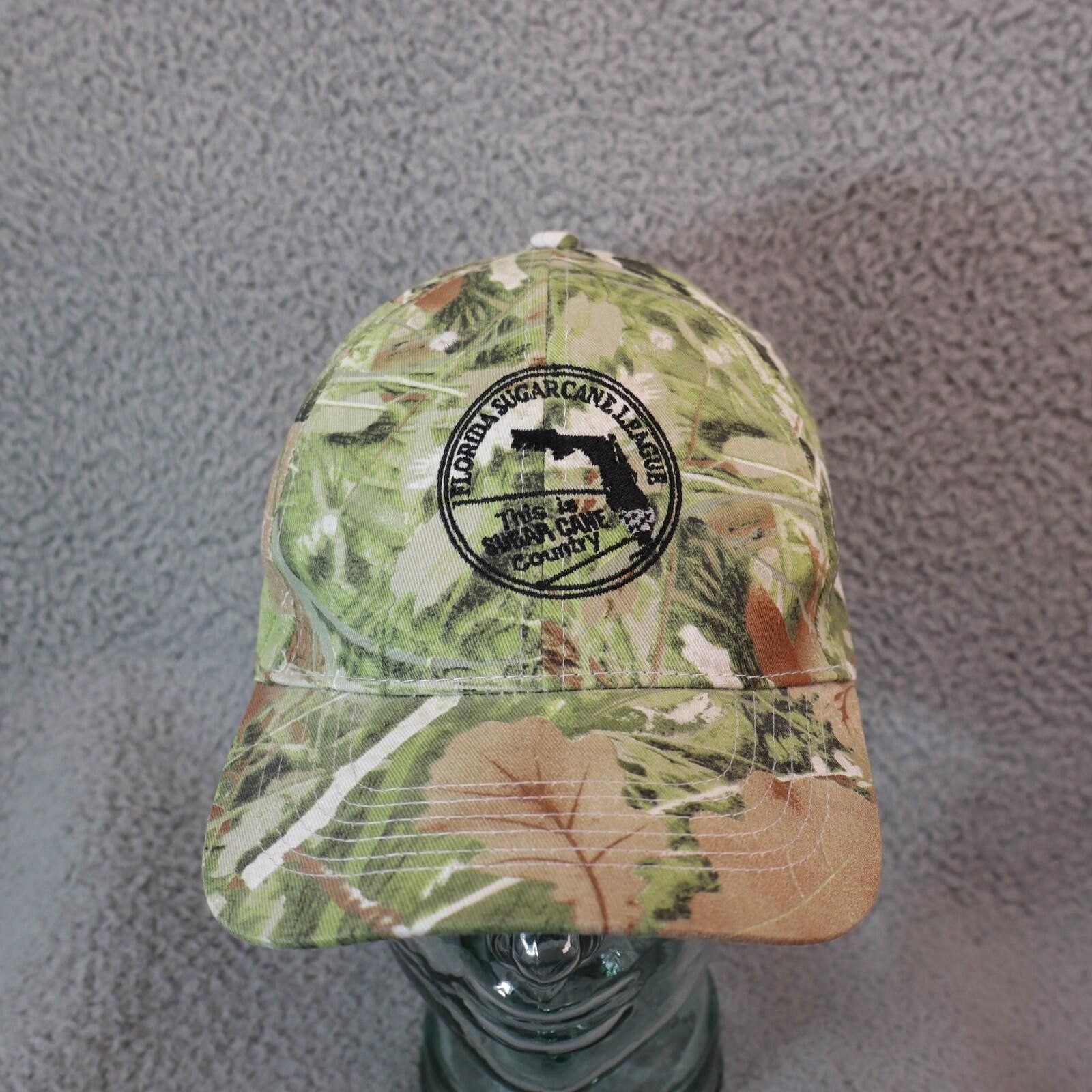 The Unbranded Brand Florida Sugar Cane Camo Hat Cap Cotton Strap Tree Dad Hat Size ONE SIZE - 2 Thumbnail