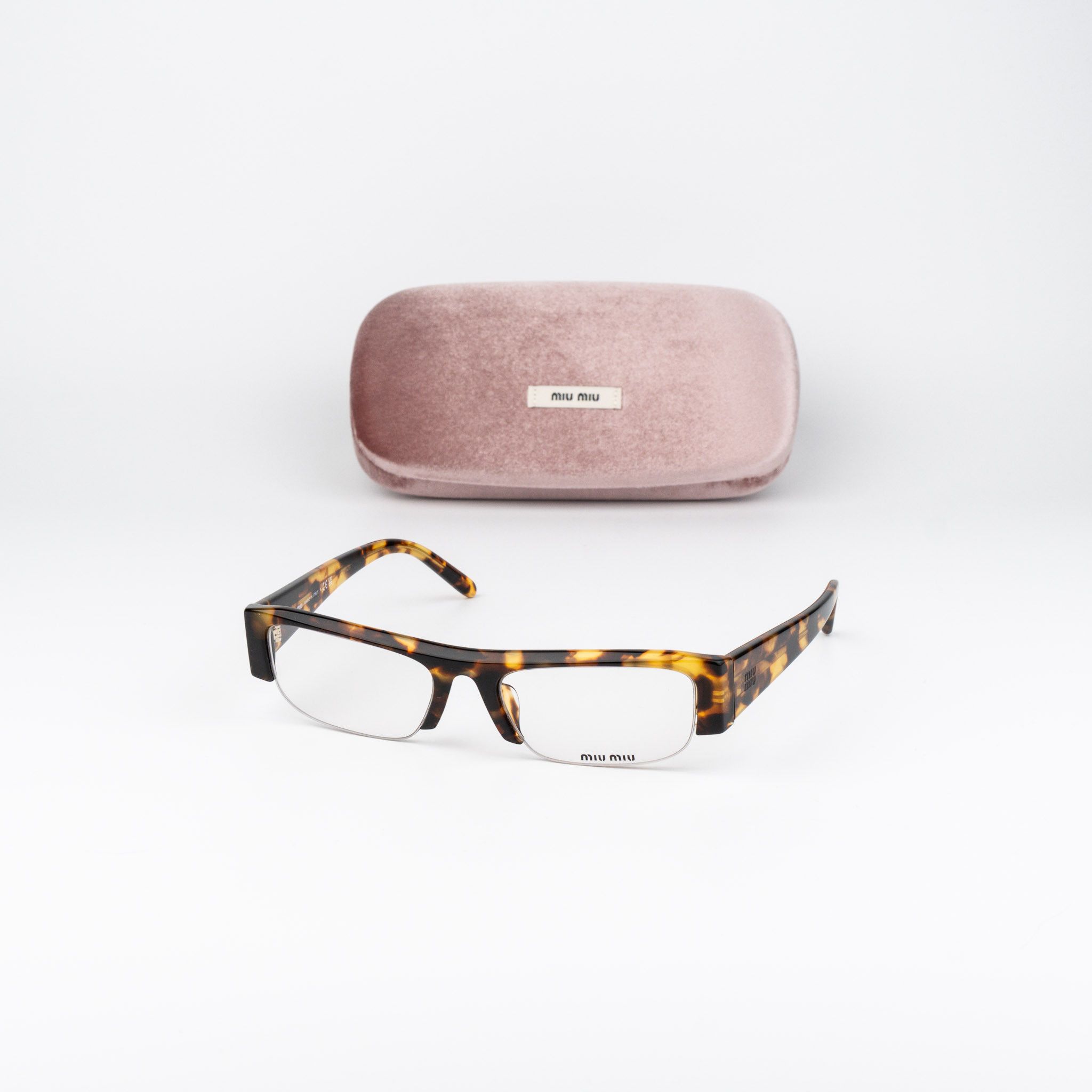 Miu Miu Miu Miu Women Eyeglasses MUB07S 14L08N NEW AUTHENTIC Size ONE SIZE - 1 Thumbnail