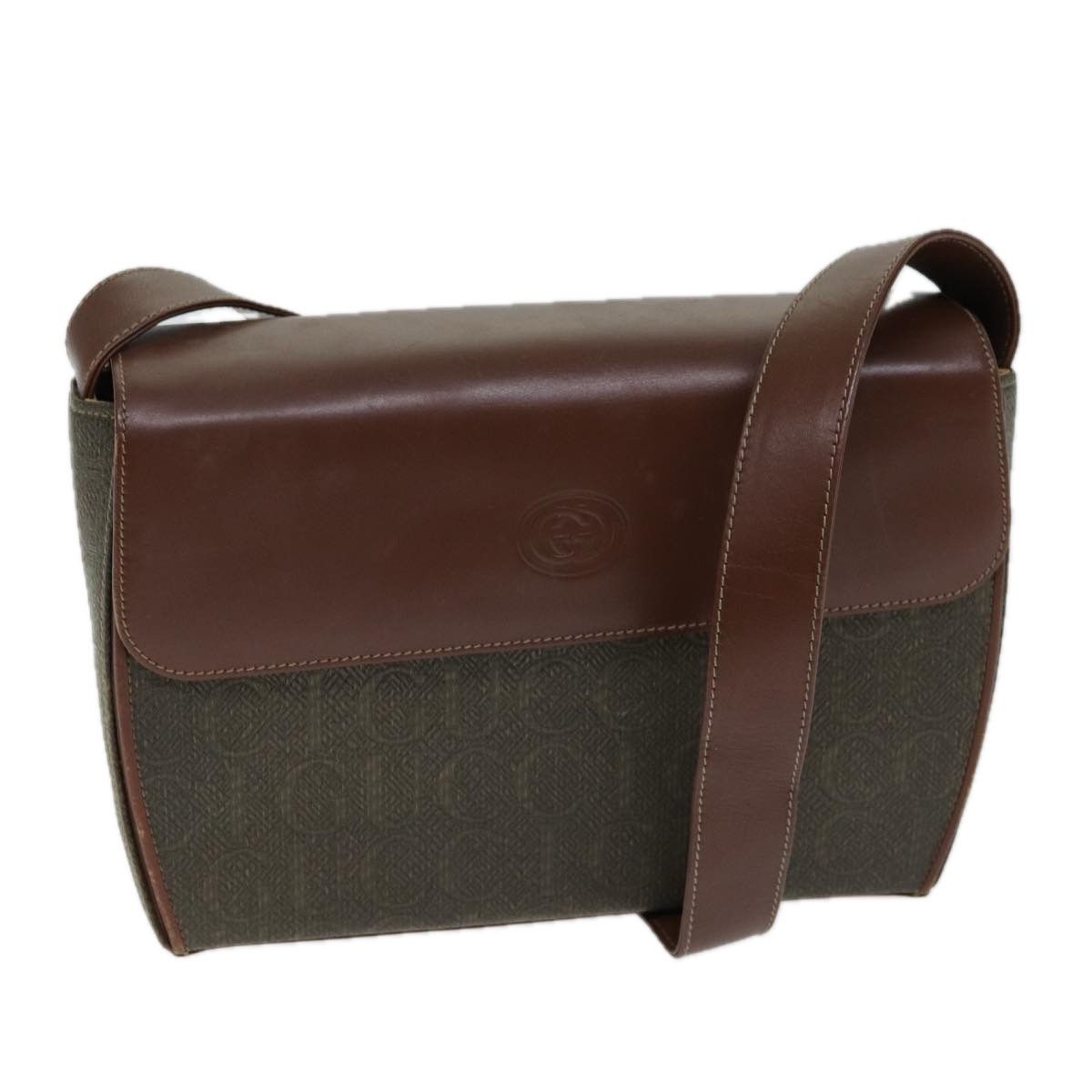 Gucci Brown Canvas Shoulder Bag (Pre-Owned) Size ONE SIZE - 1 Thumbnail