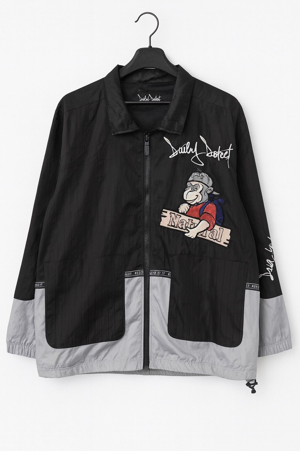 Vintage Vintage Daily Detect Cartoon Graphic Windbreaker Jacket Size US M / EU 48-50 / 2 - 2 Thumbnail